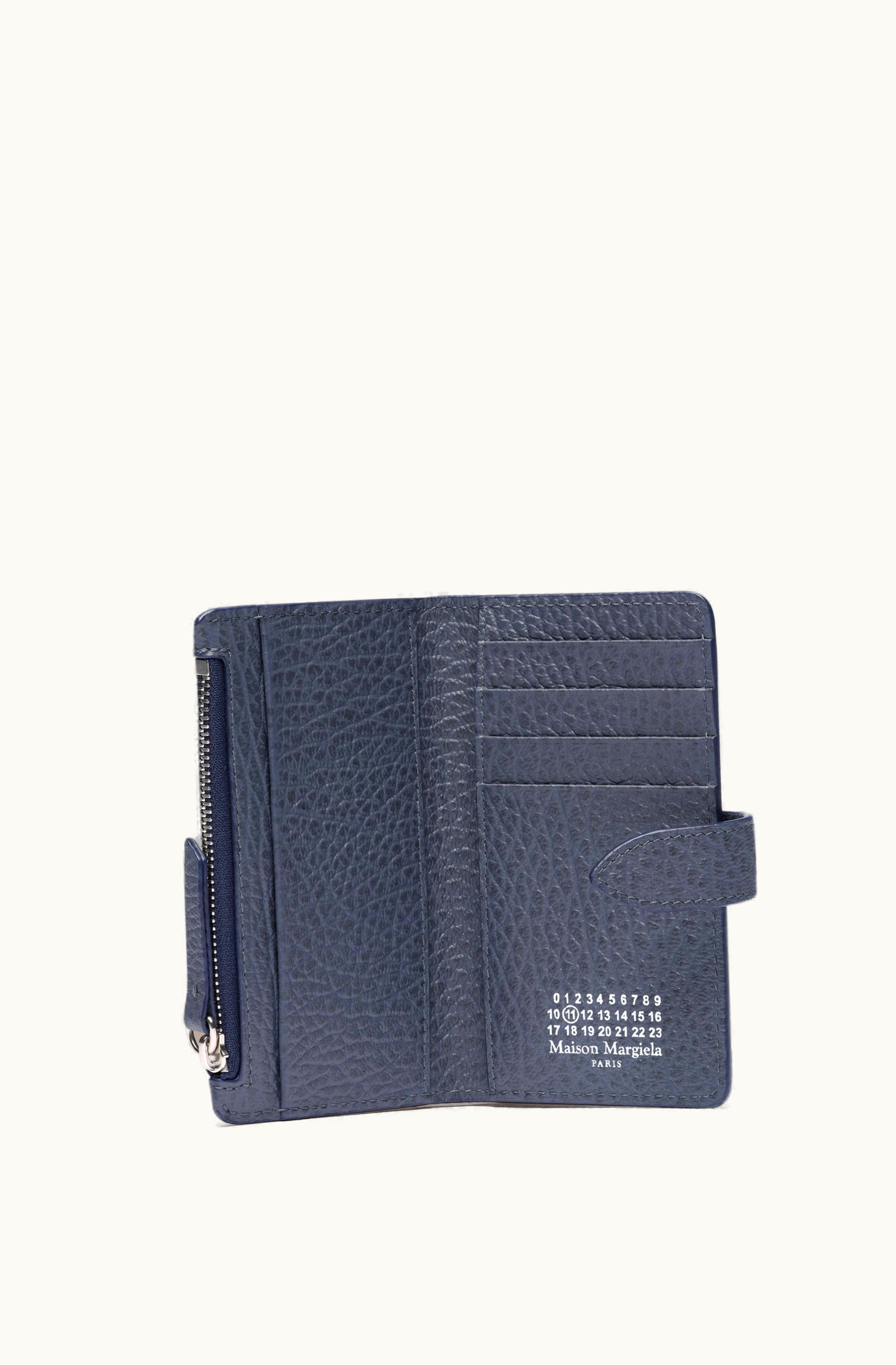 Maison Margiela Maison Margiela Card Holder Clip 2 With Zip Pewter