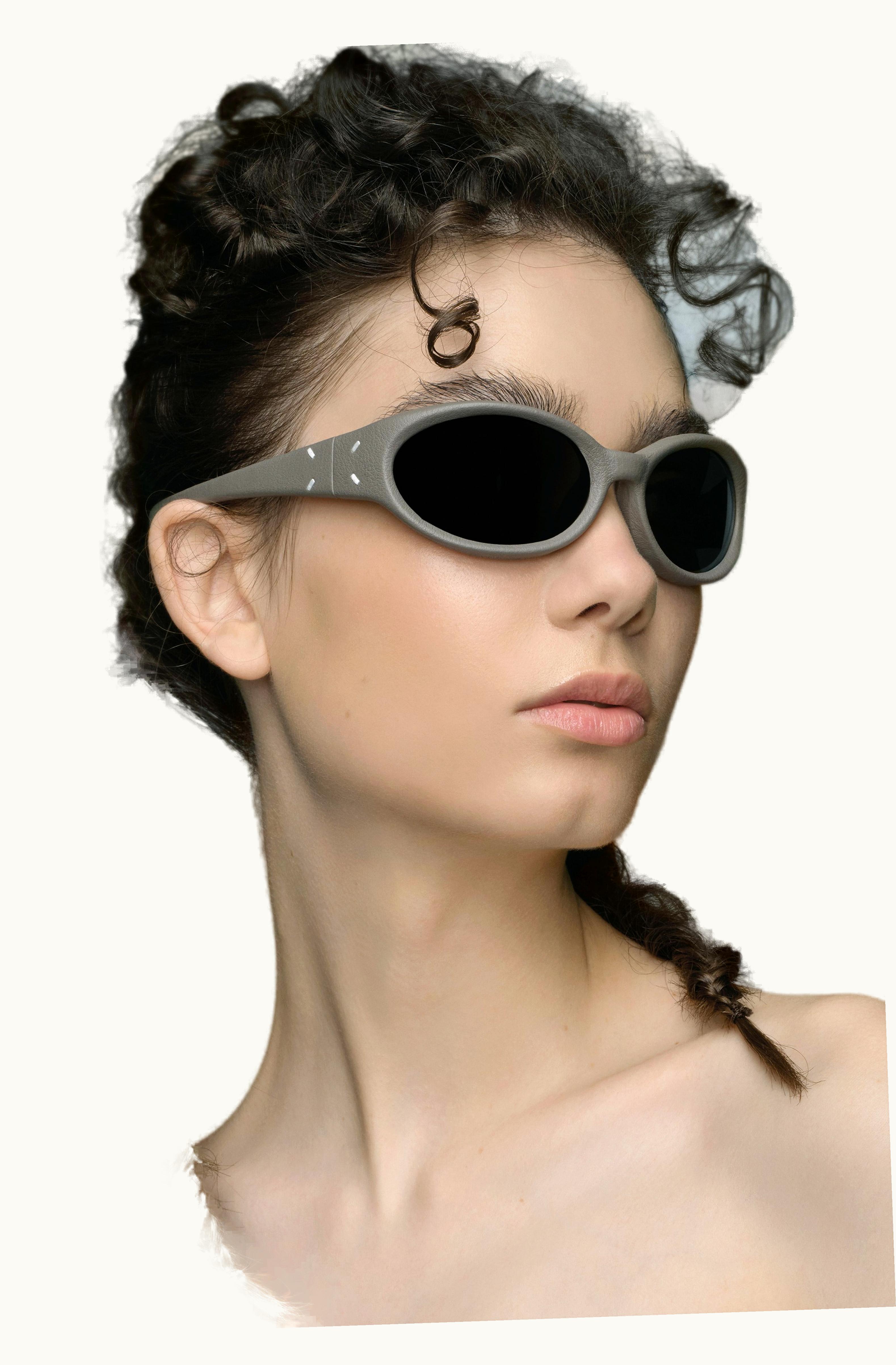 Maison Margiela Maison Margiela MM X Gentle Monster MM104 Leather Kakhi