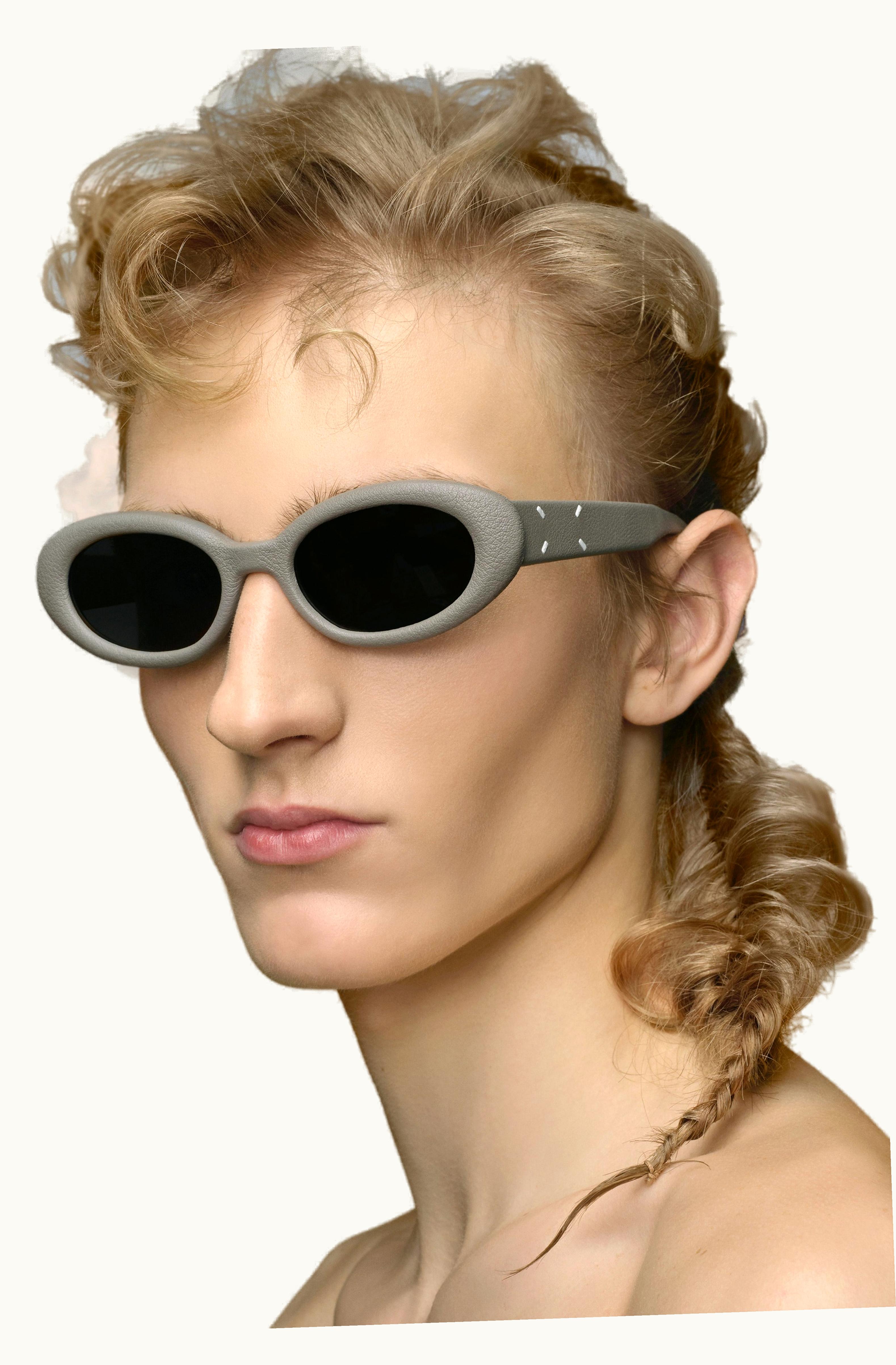 Maison Margiela Maison Margiela MM X Gentle Monster MM107 Leather Grey