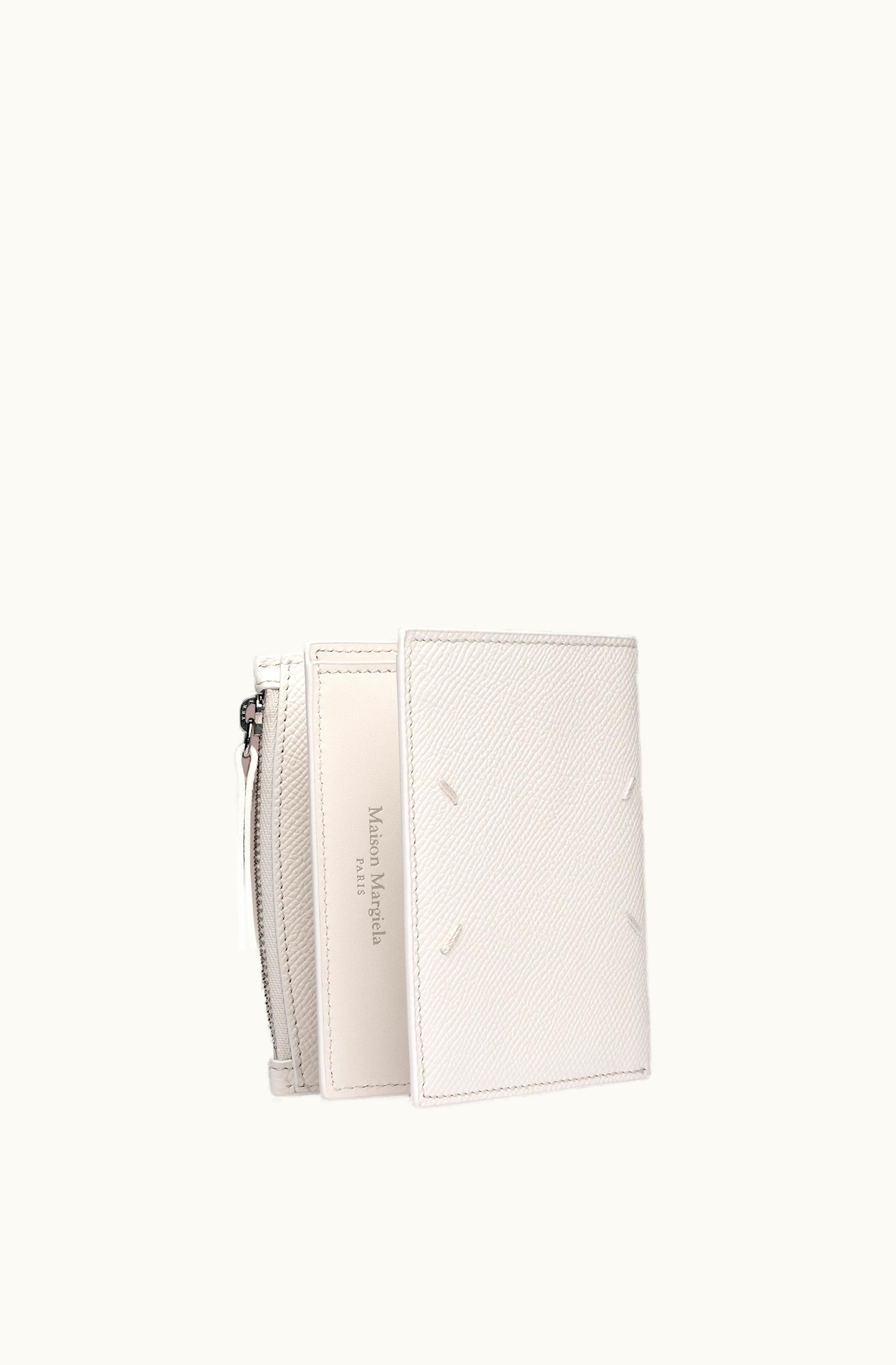 Maison Margiela Maison Margiela Leather Wallet With Coin Pocket White