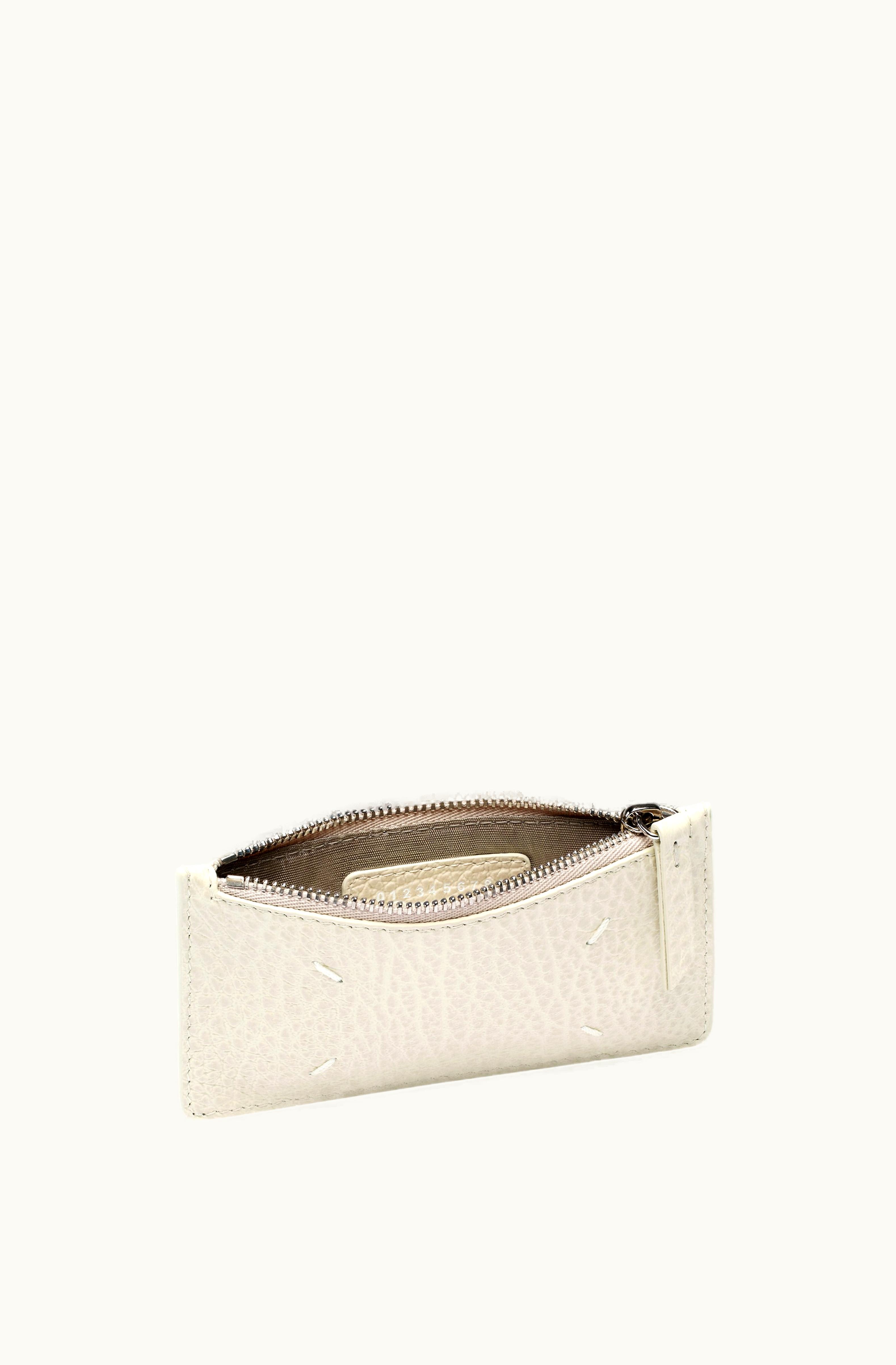 Maison Margiela Maison Margiela Women's Four Stitches Cardholder Wallet Light Grey