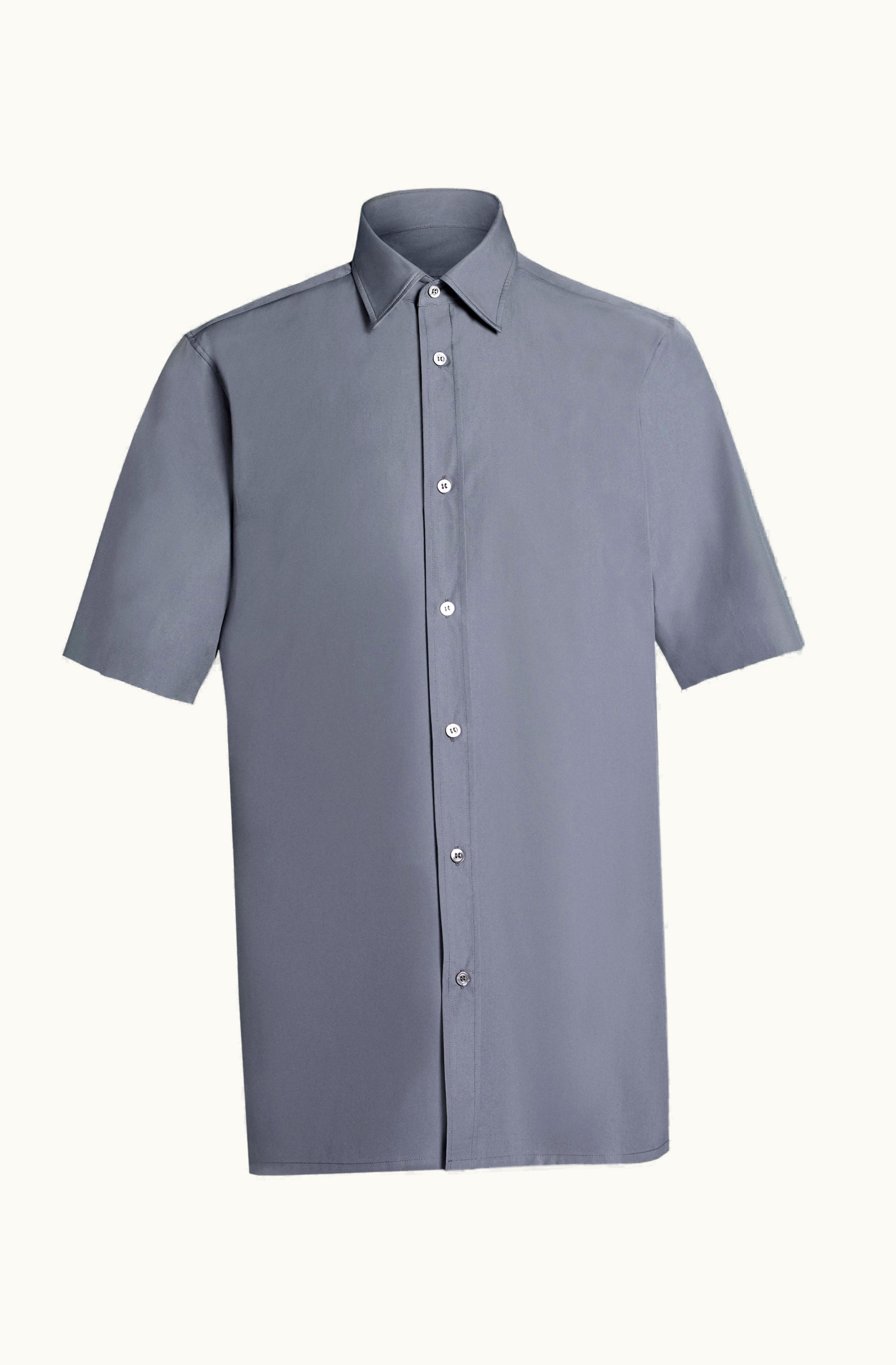 Maison Margiela Maison Margiela Men's Short-Sleeve Shirt Dark Shadow