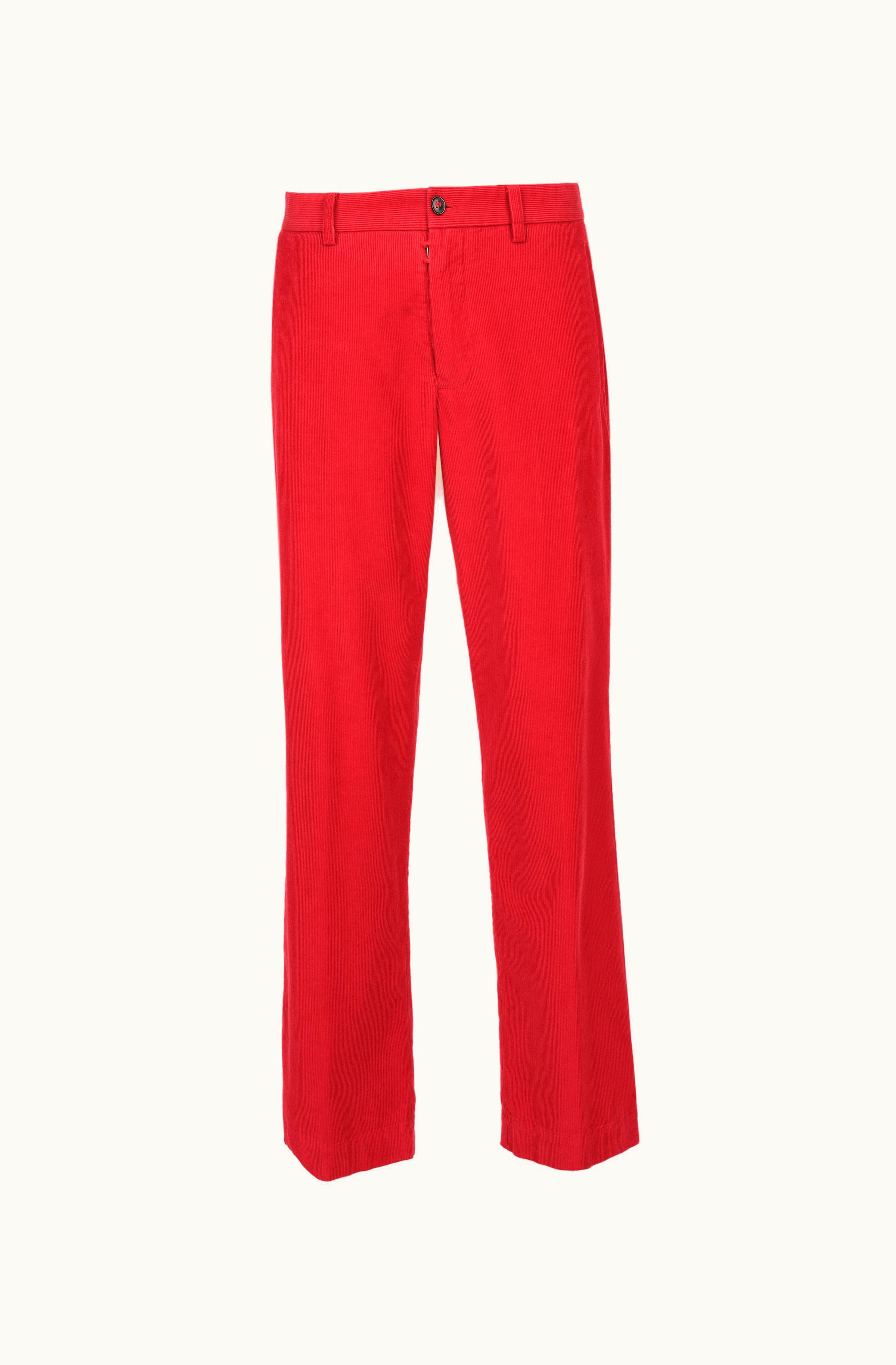 Maison Margiela Maison Margiela Corduroy Trousers - Orange Rust