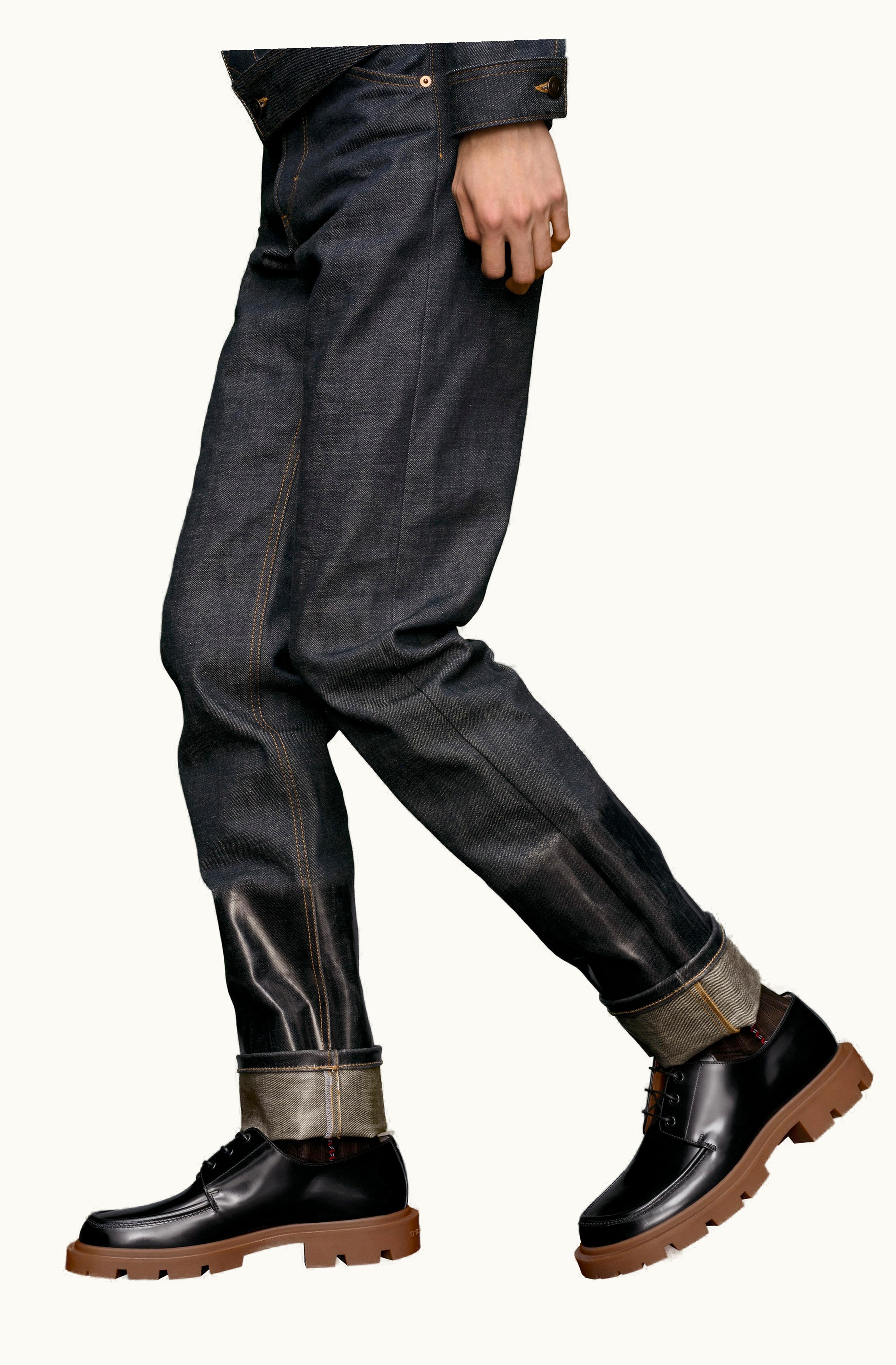 Maison Margiela Maison Margiela Square Toe Derby Shoes Black And Honey