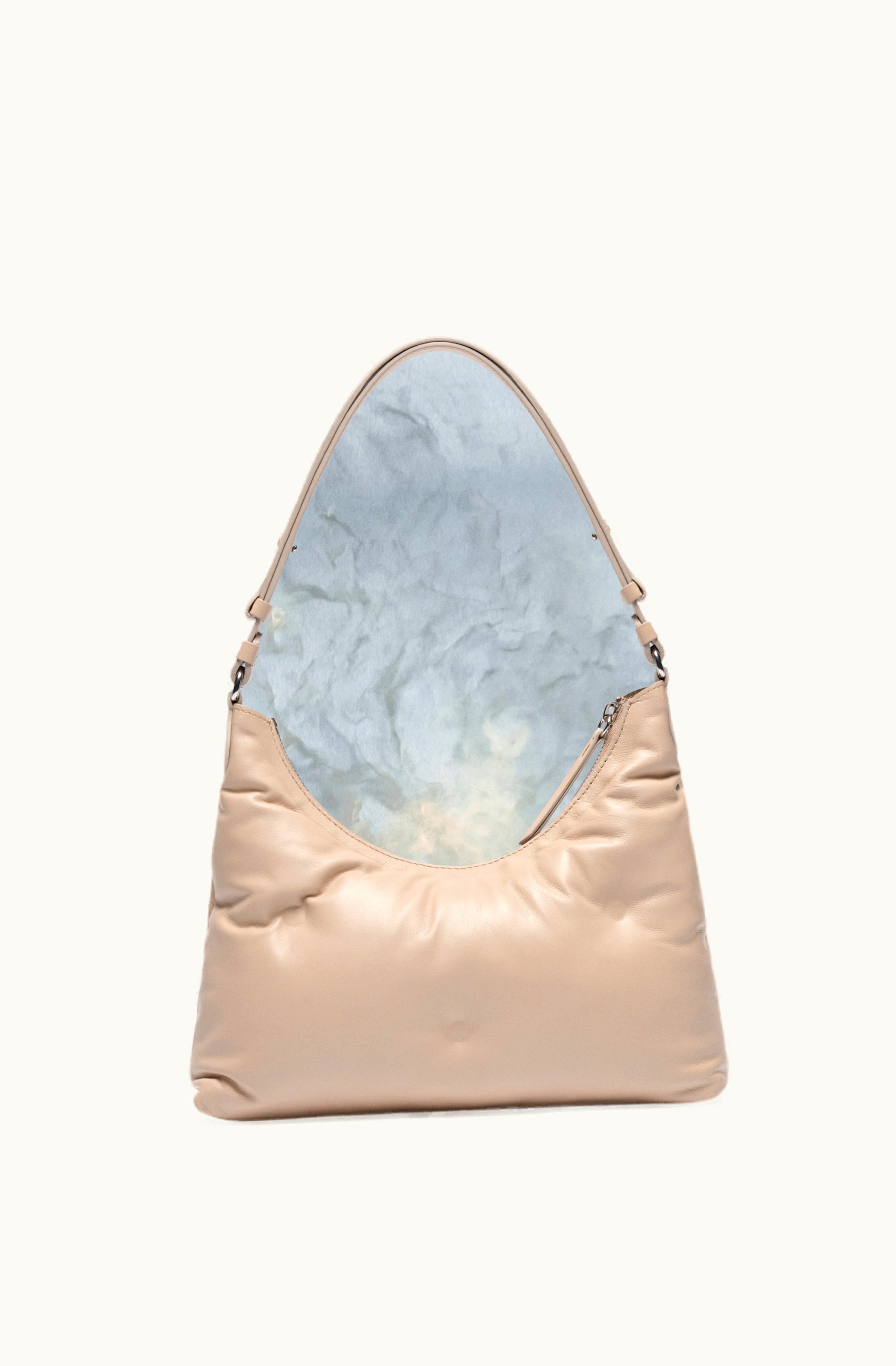 Maison Margiela Maison Margiela Glam Slam Hobo Small Shoulder Bag Almond
