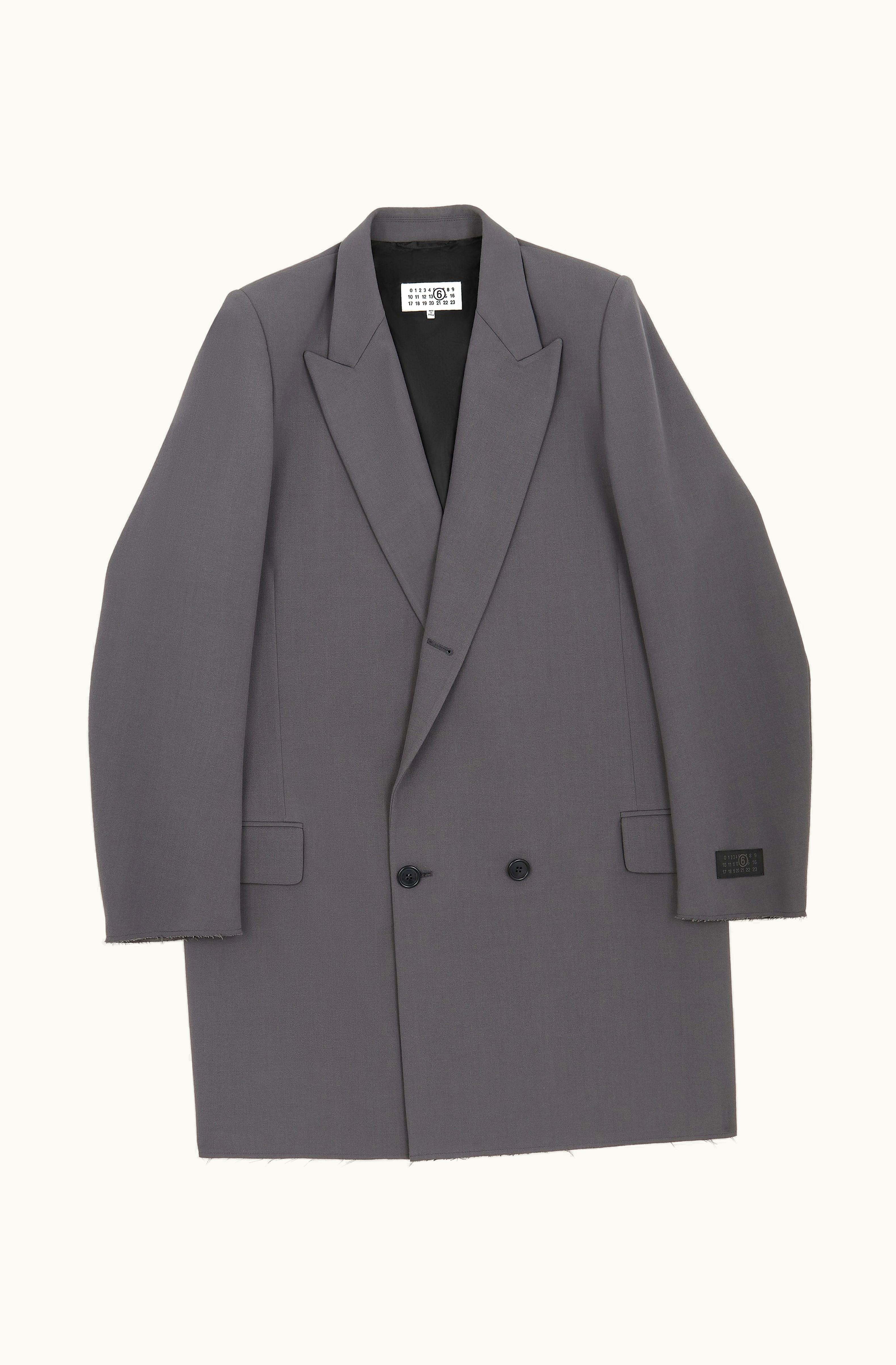 MM6 Maison Margiela MM6 Maison Margiela Fluid Suit Jacket Dark Shadow