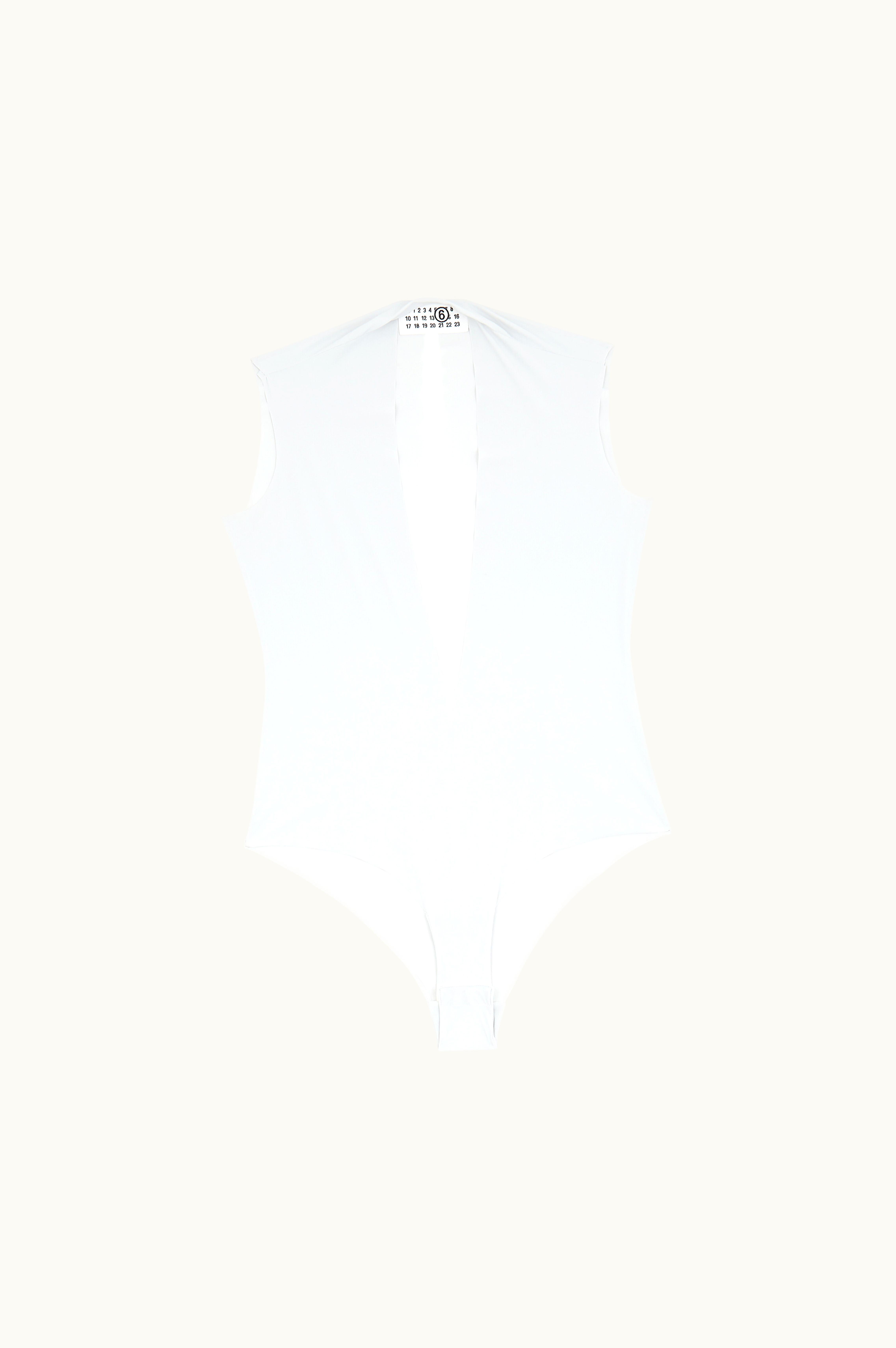 MM6 Maison Margiela MM6 Maison Margiela Lycra Jersey Body Light Grey