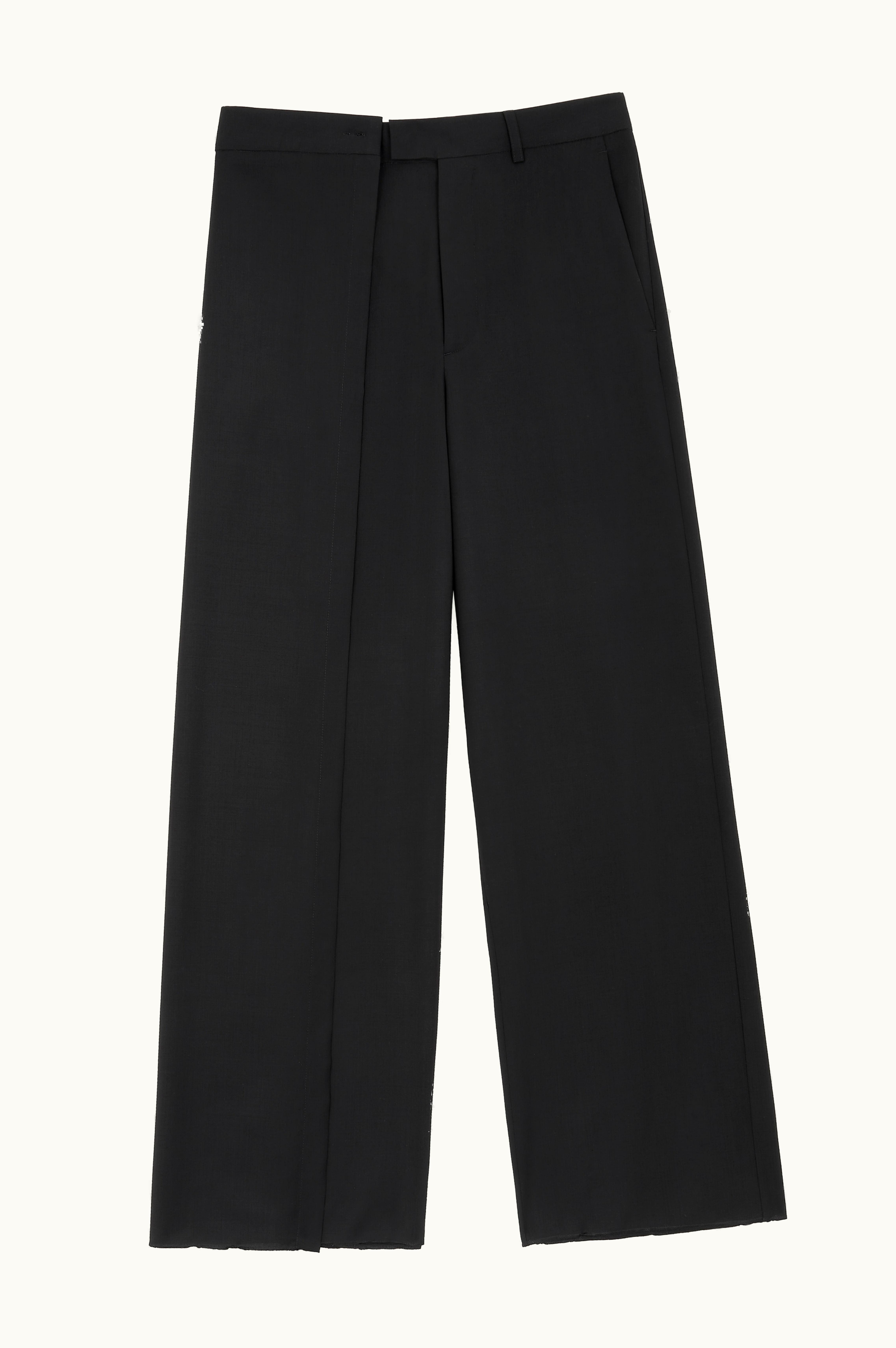 MM6 Maison Margiela MM6 Maison Margiela Tailoring Wool Canvas Trousers Black