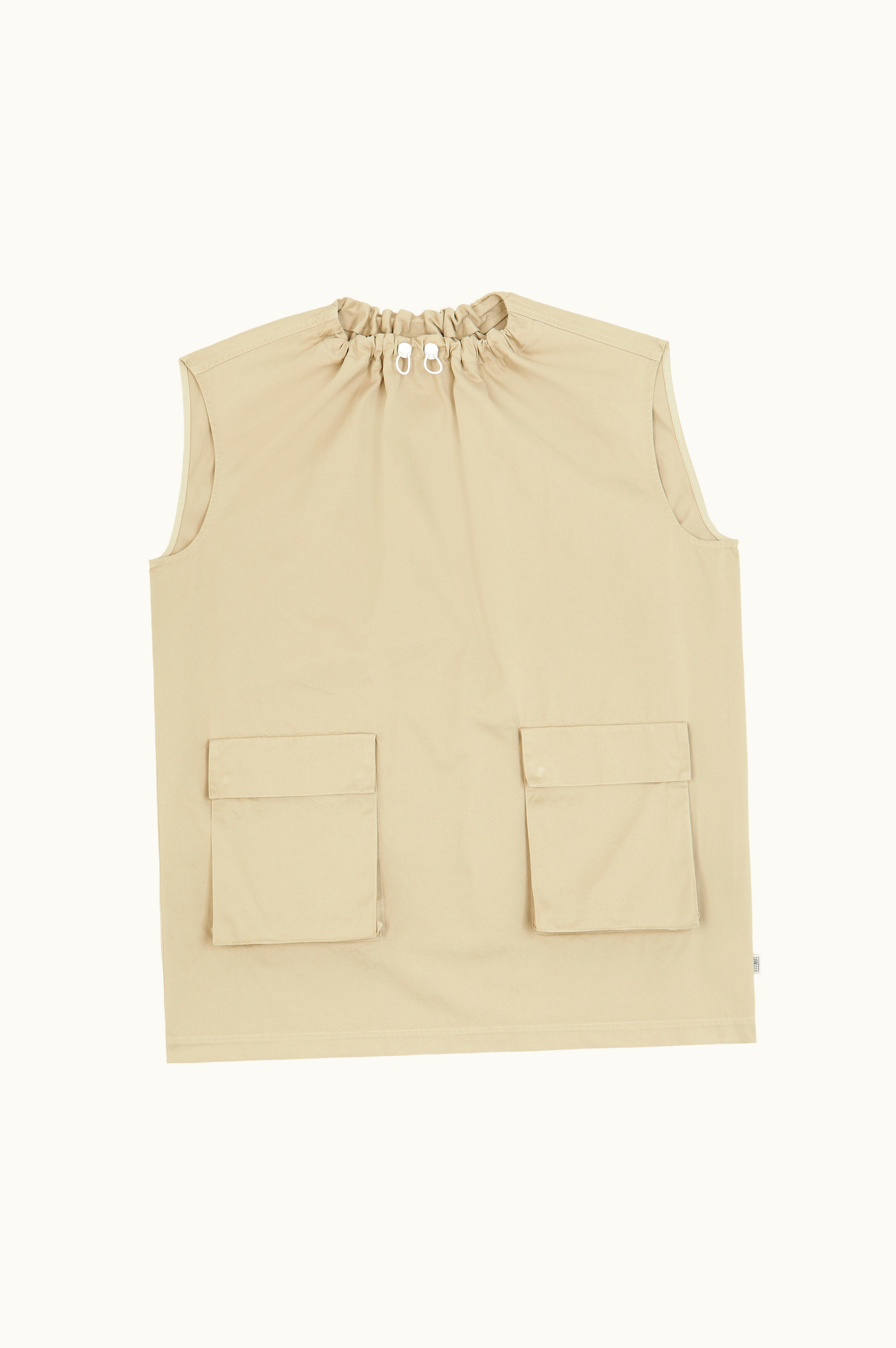 MM6 Maison Margiela MM6 Maison Margiela Cotton Gabardine Mini Dress Beige
