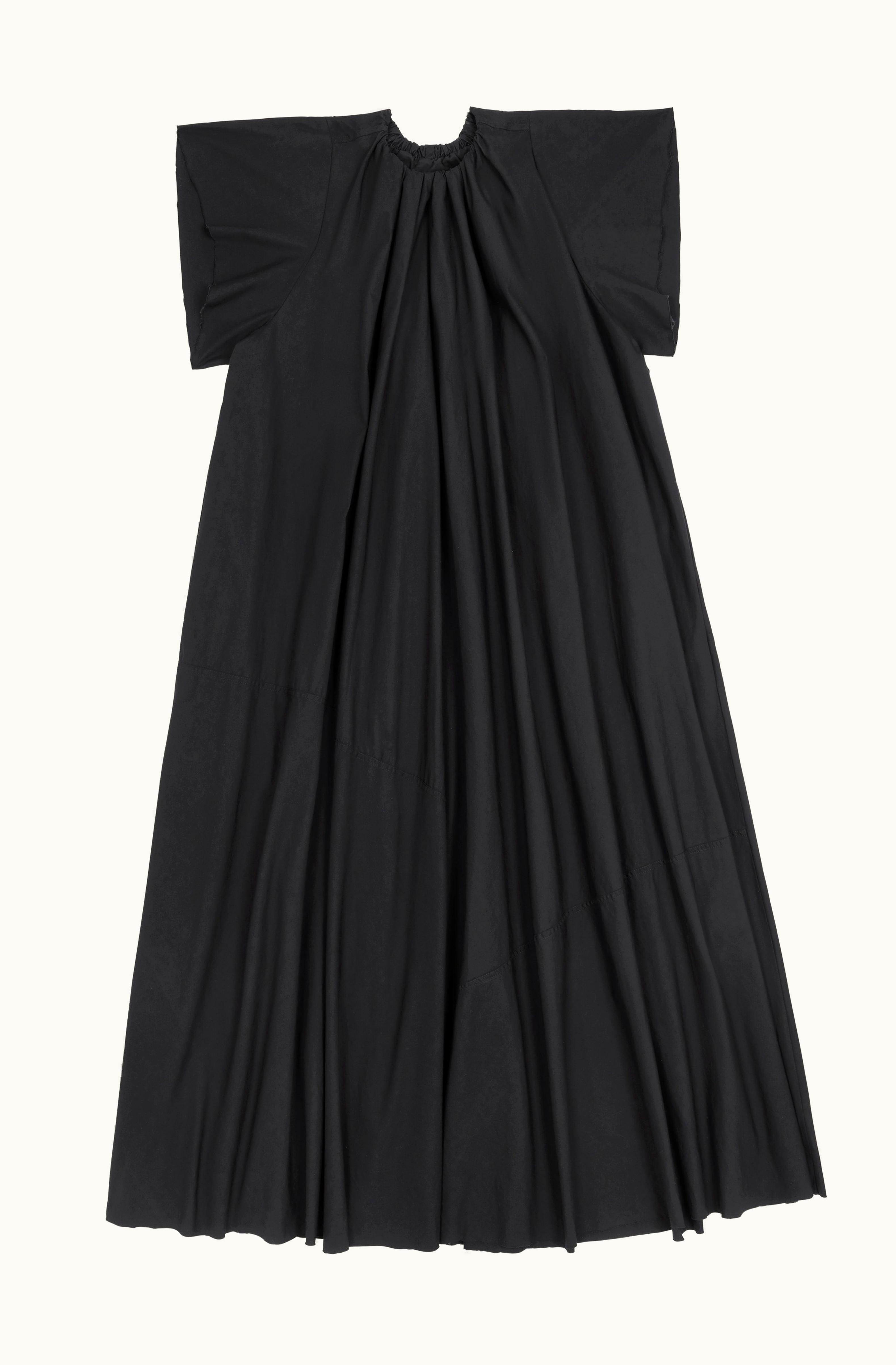 MM6 Maison Margiela MM6 Maison Margiela Cotton Poplin Maxi Dress Black