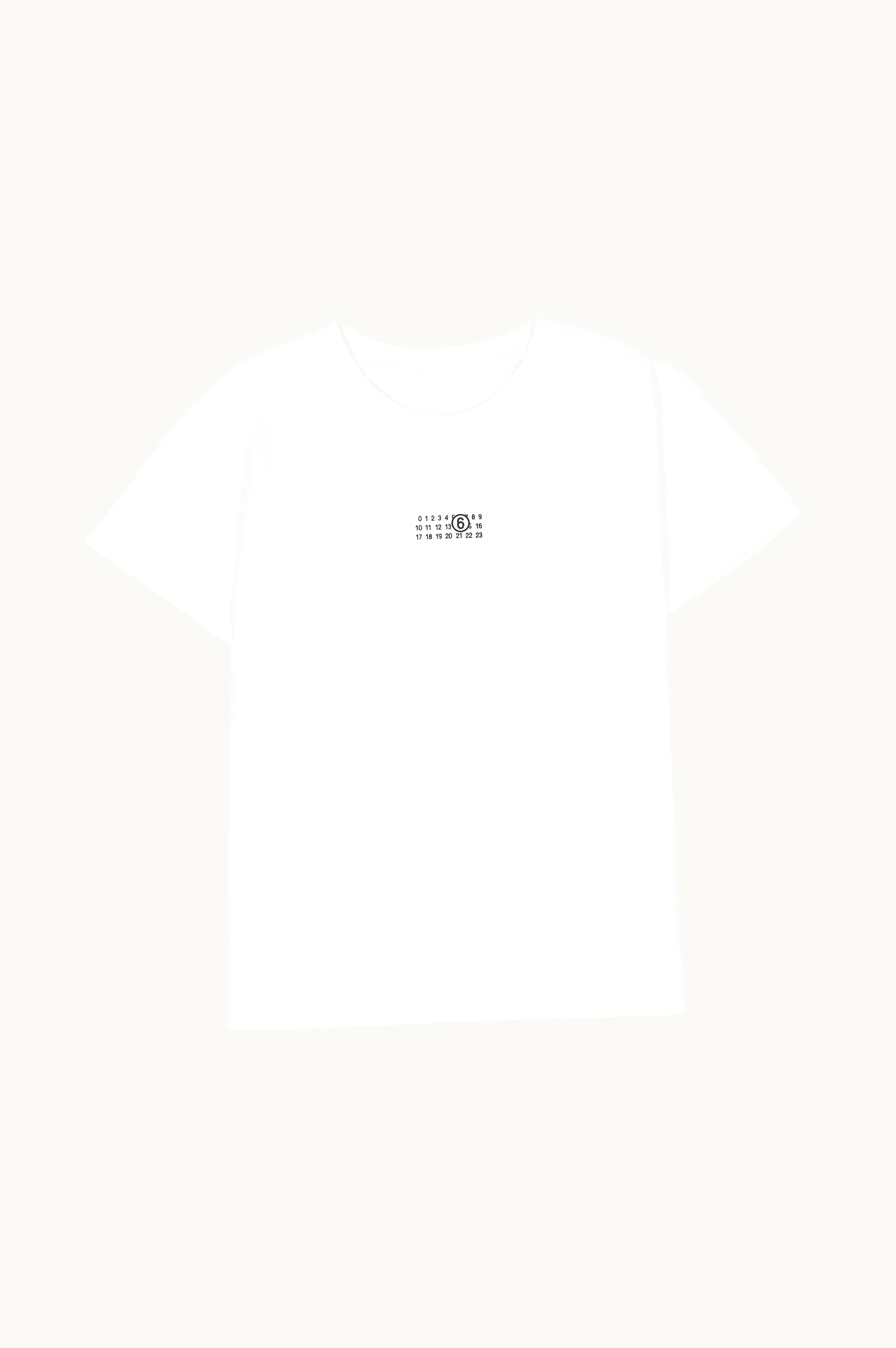 MM6 Maison Margiela MM6 Maison Margiela Women's Print Short-sleeve T-Shirt White