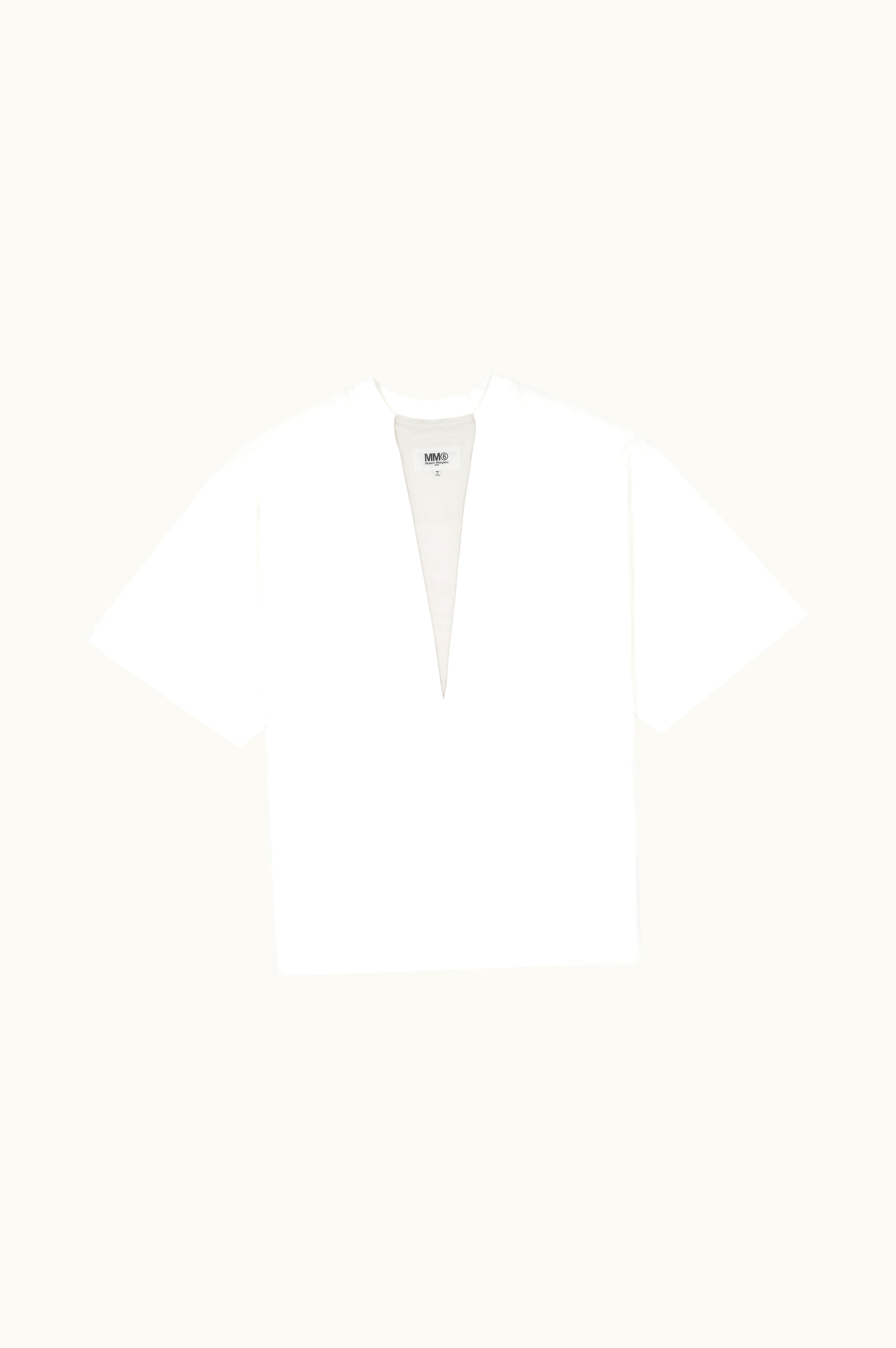 MM6 Maison Margiela MM6 Maison Margiela Women's White Oversized Top White