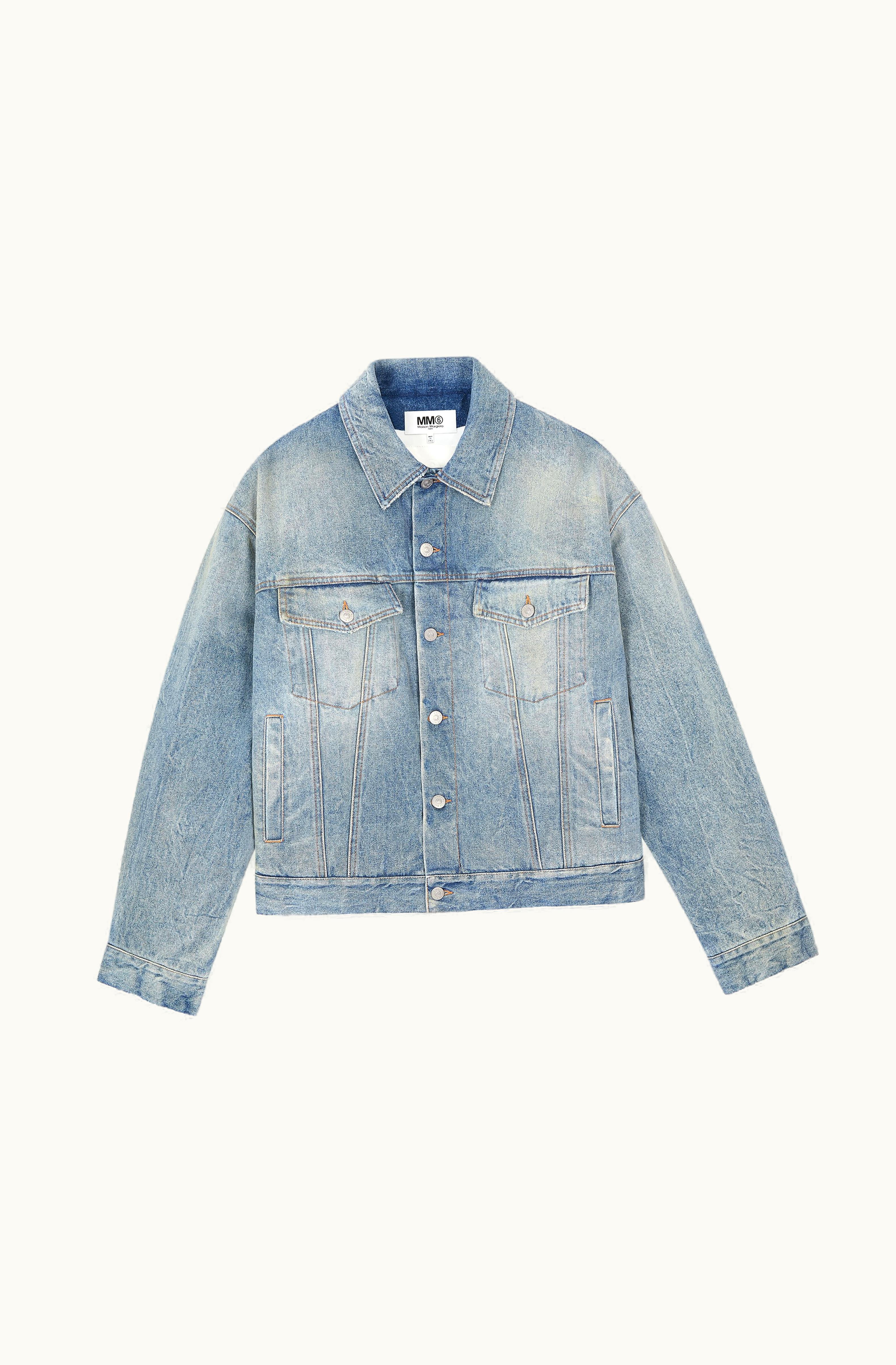 MM6 Maison Margiela MM6 Maison Margiela Women's Denim Jacket Blue Sand