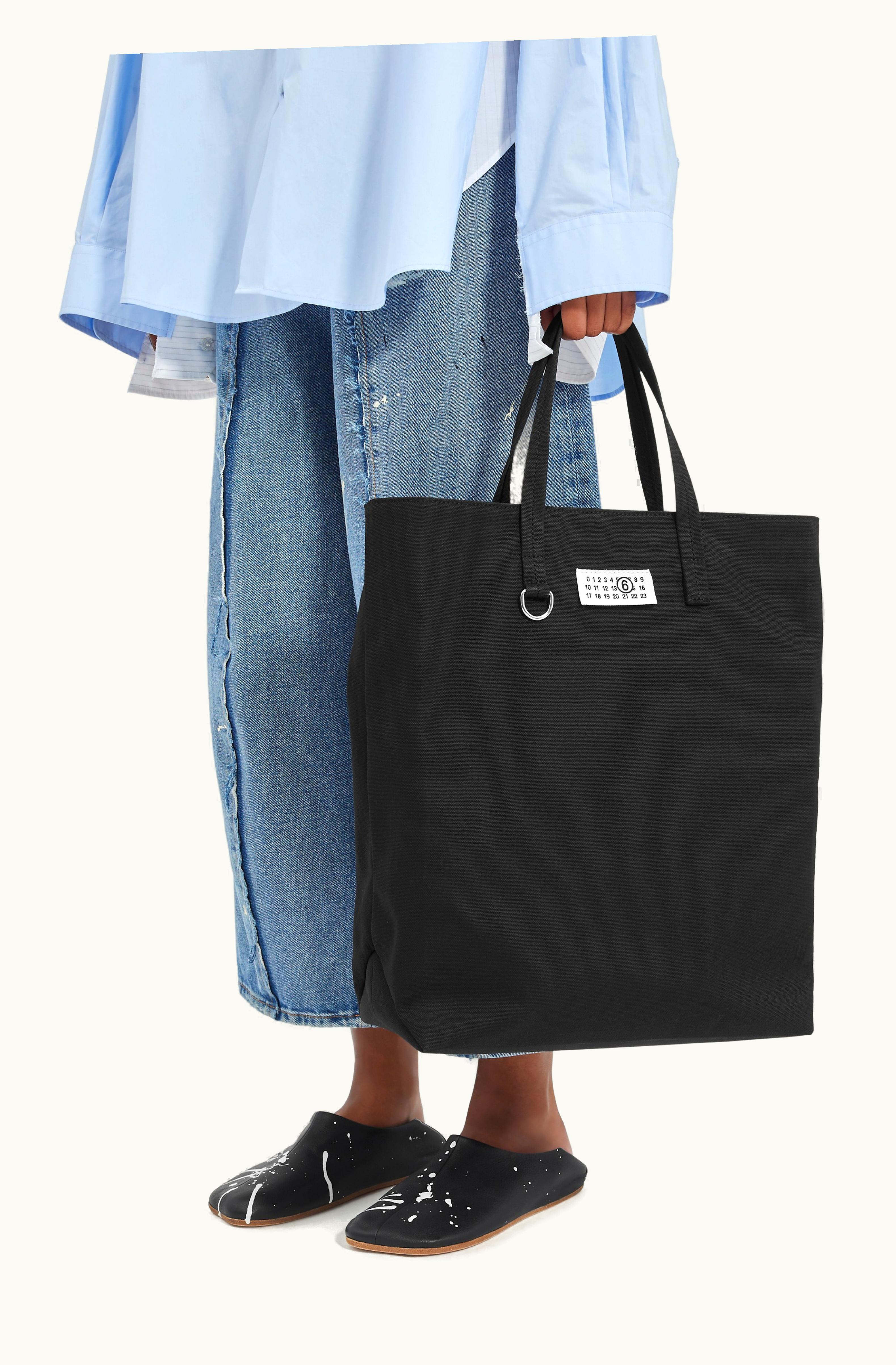 MM6 Maison Margiela MM6 Maison Margiela Shopping Canvas Black