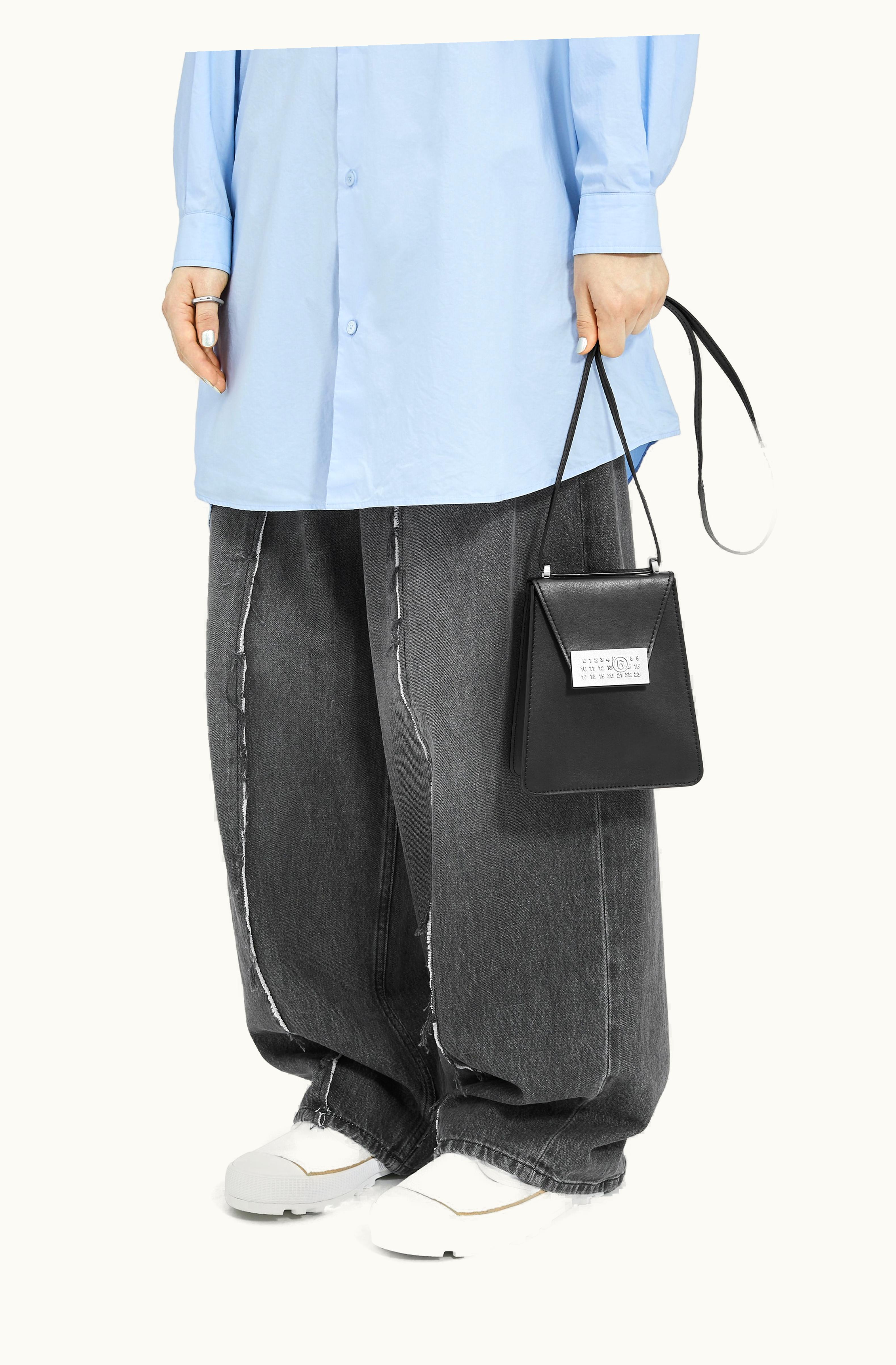 MM6 Maison Margiela MM6 Maison Margiela Numeric Triangle Mini Bag Black