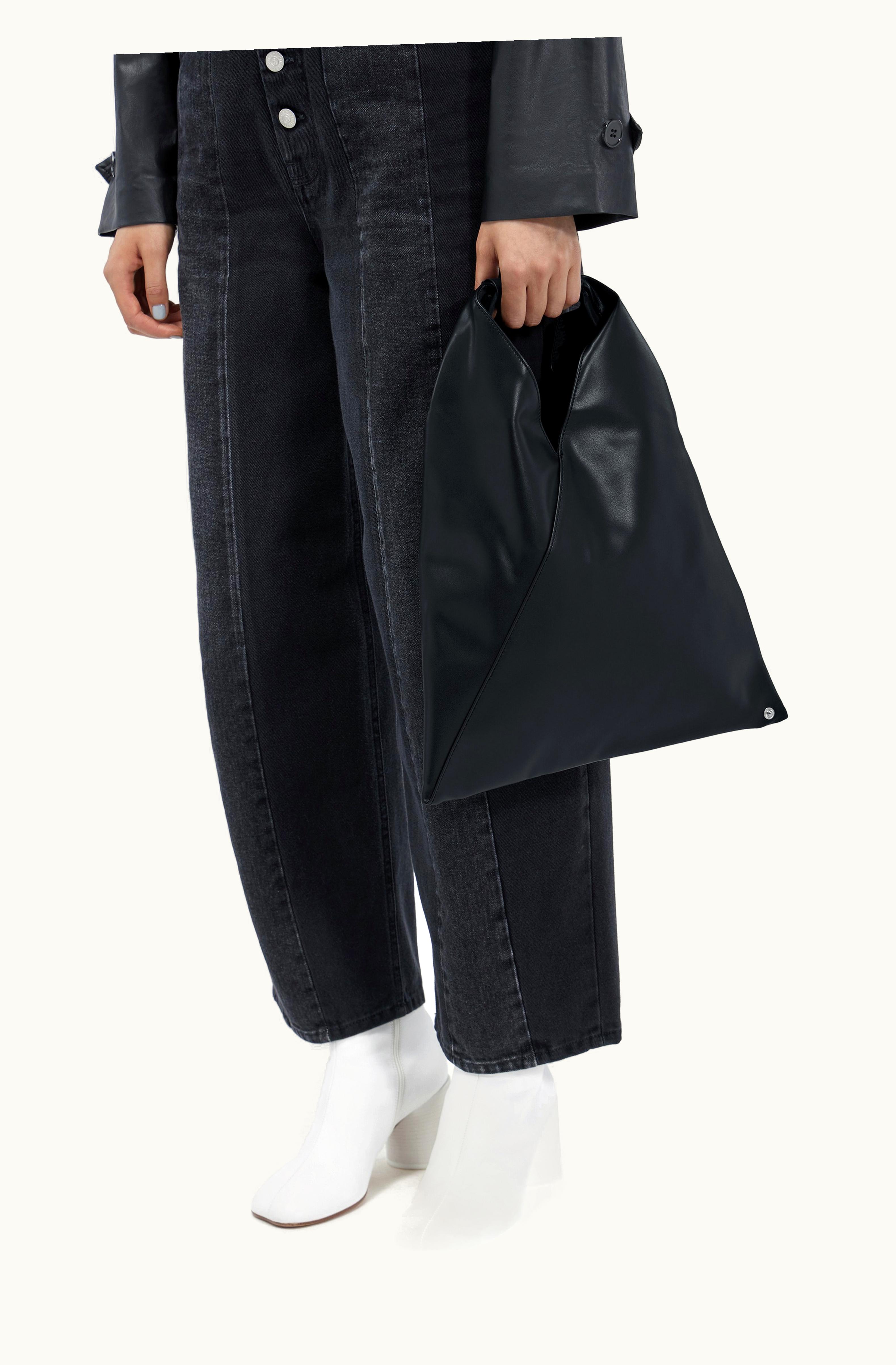 MM6 Maison Margiela MM6 Maison Margiela Small Japanese Bag In Faux Leather Black