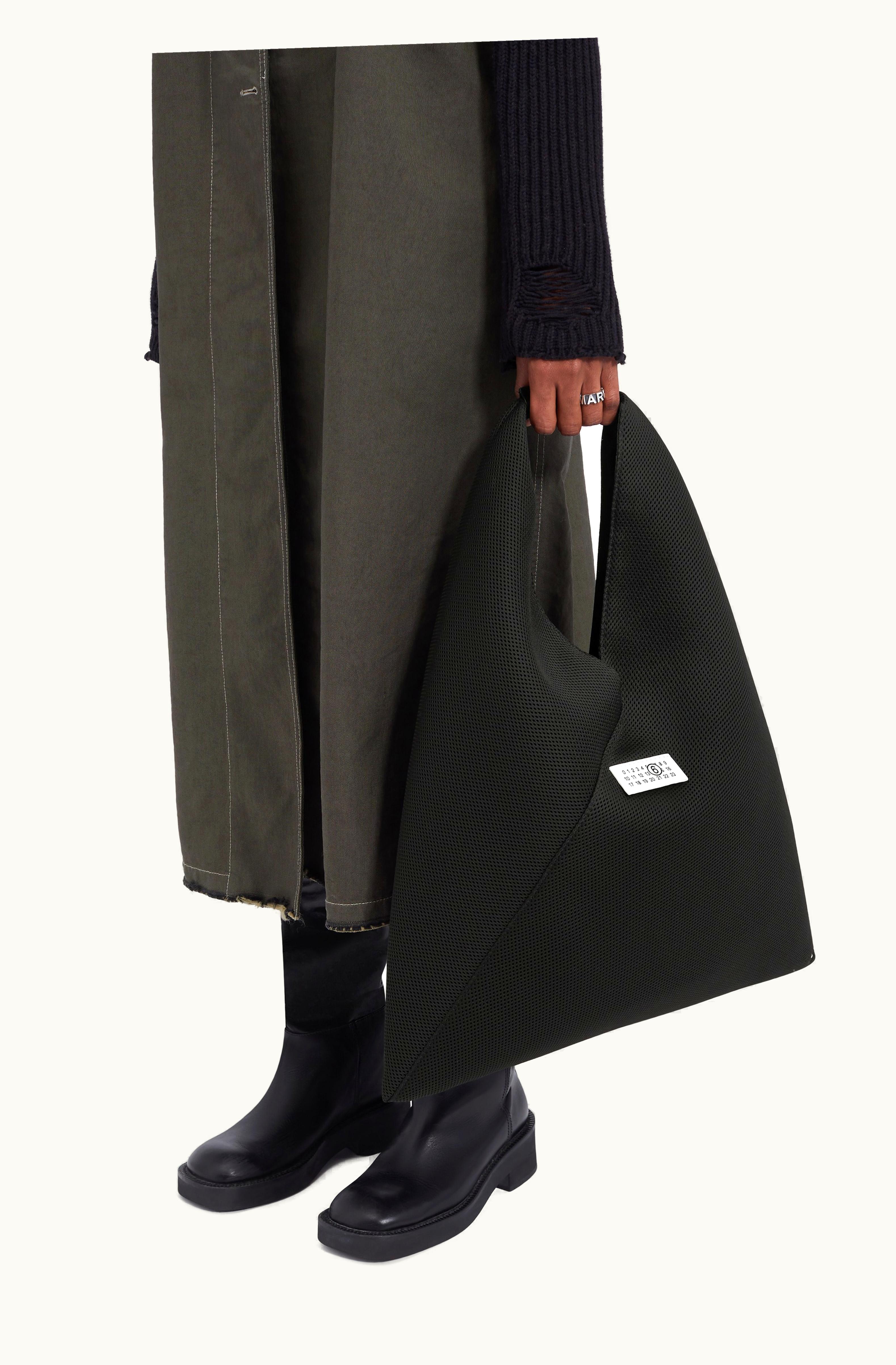 MM6 Maison Margiela MM6 Maison Margiela Japanese Bag Classic Medium In Mesh Black