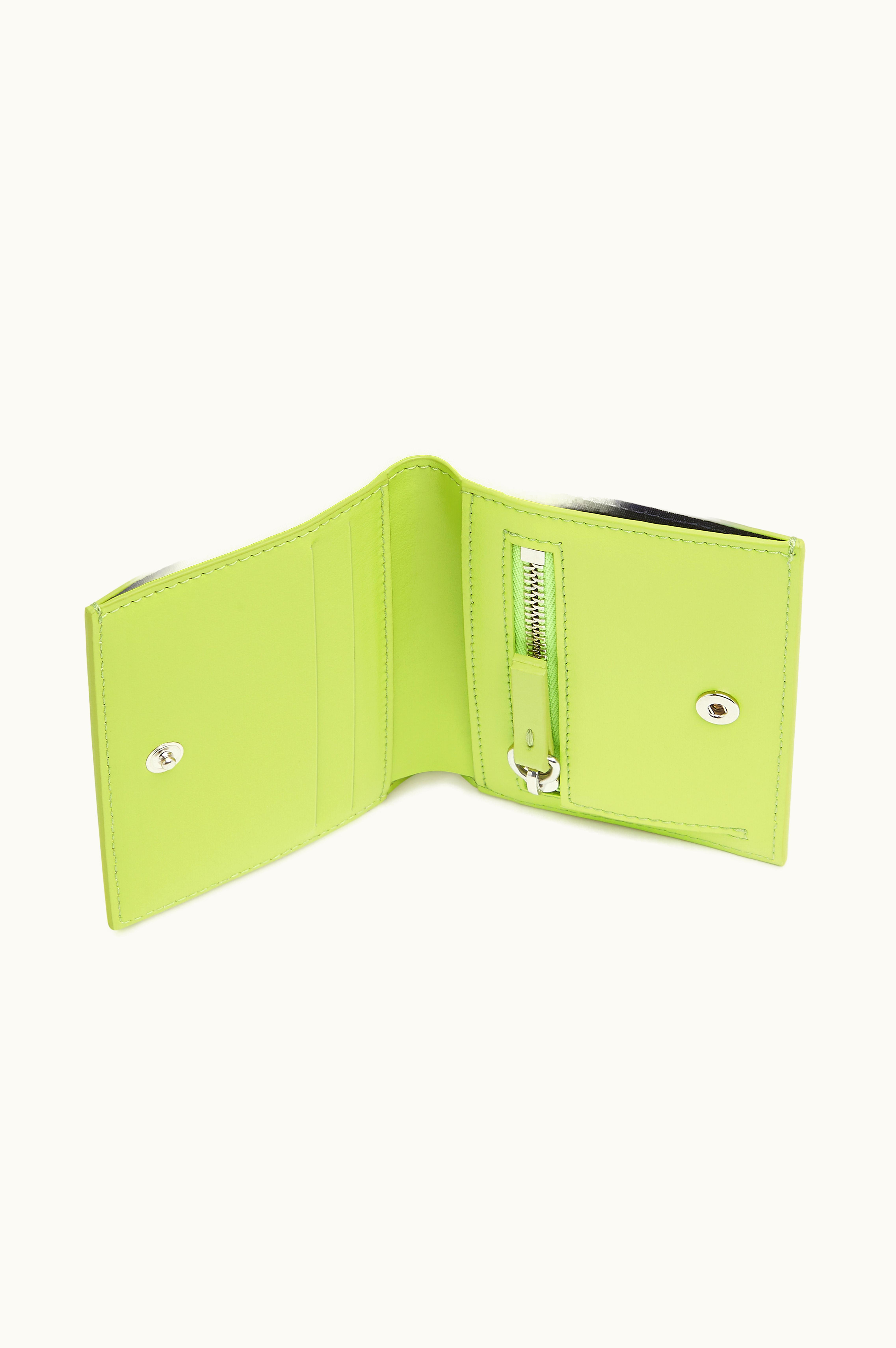 MM6 Maison Margiela MM6 Maison Margiela Numeric Bifold Wallet Lime Green
