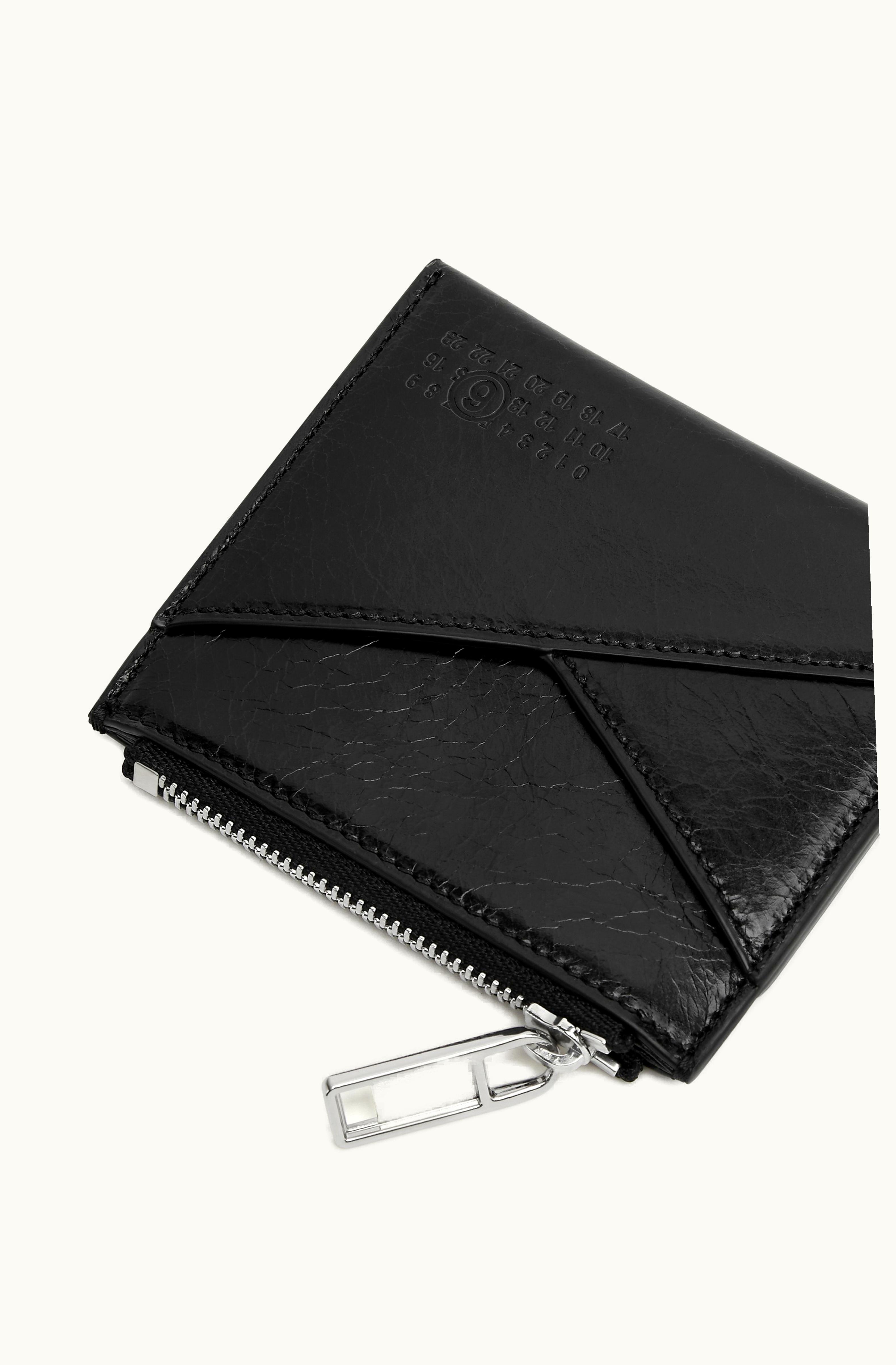 MM6 Maison Margiela MM6 Maison Margiela Japanese 6 Slg - Zip Cardholder Black