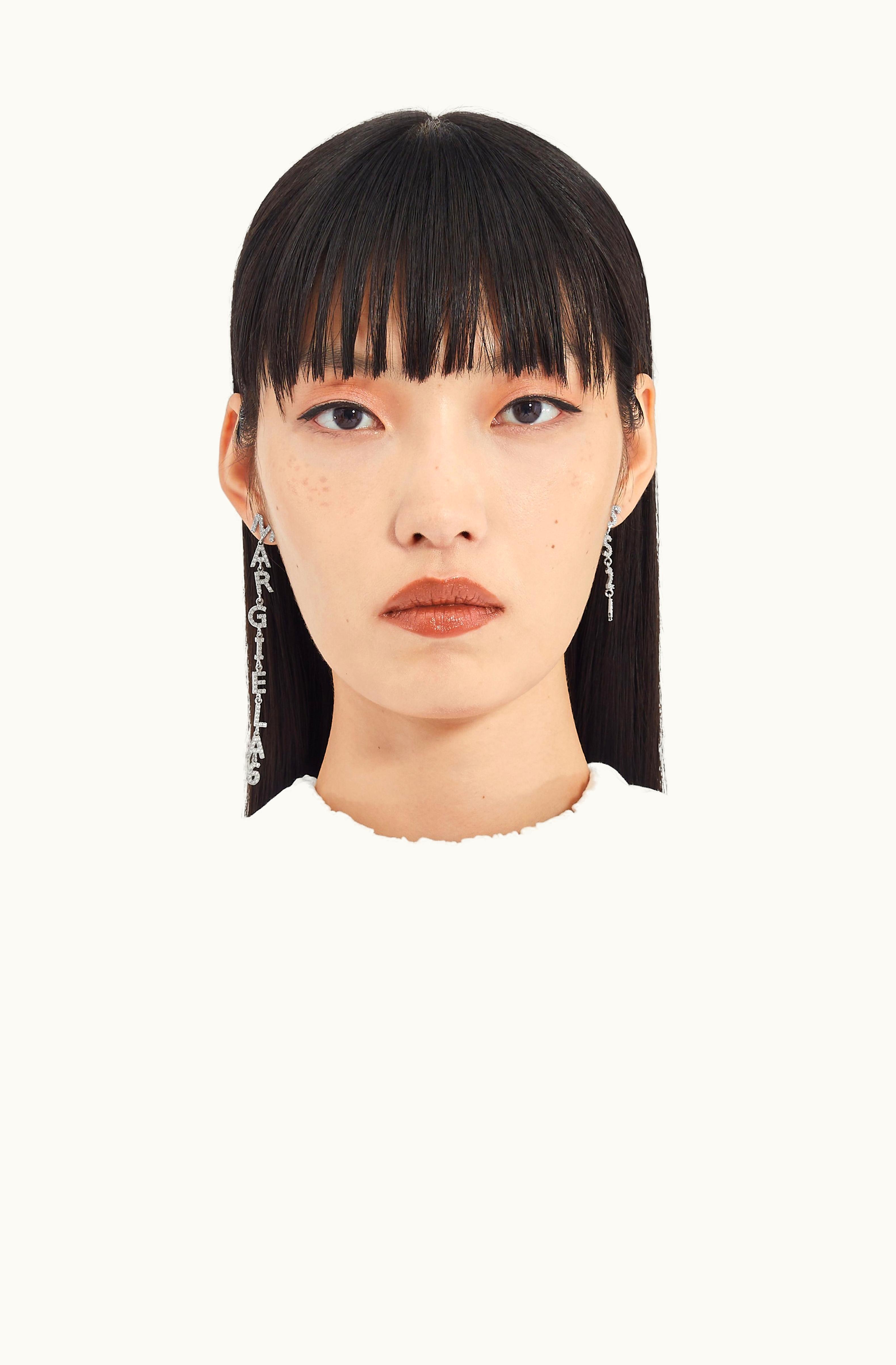 MM6 Maison Margiela MM6 Maison Margiela Letter Earrings Palladium