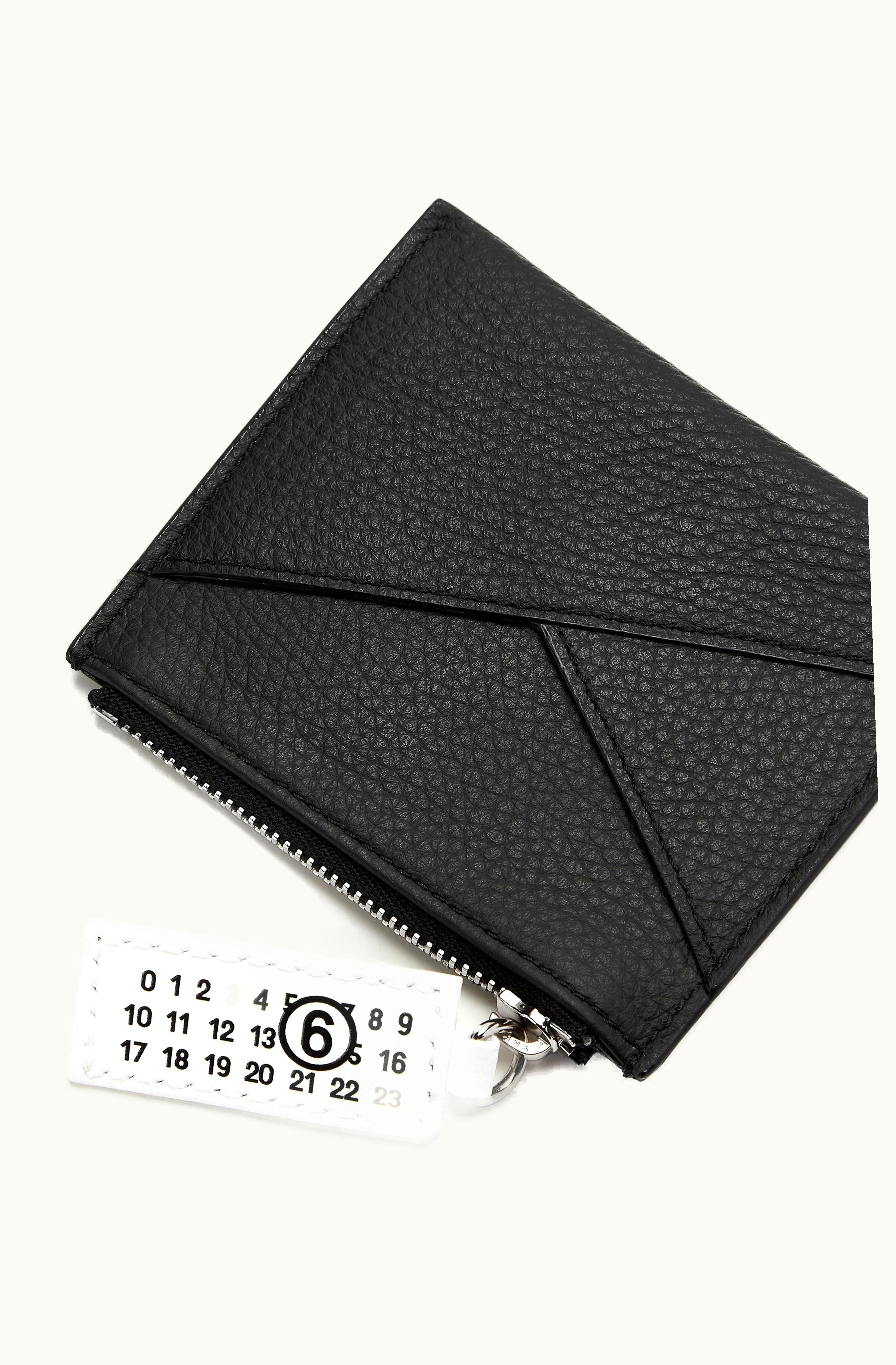 MM6 Maison Margiela MM6 Maison Margiela Women's Japanese 6 Coin Pouch Black