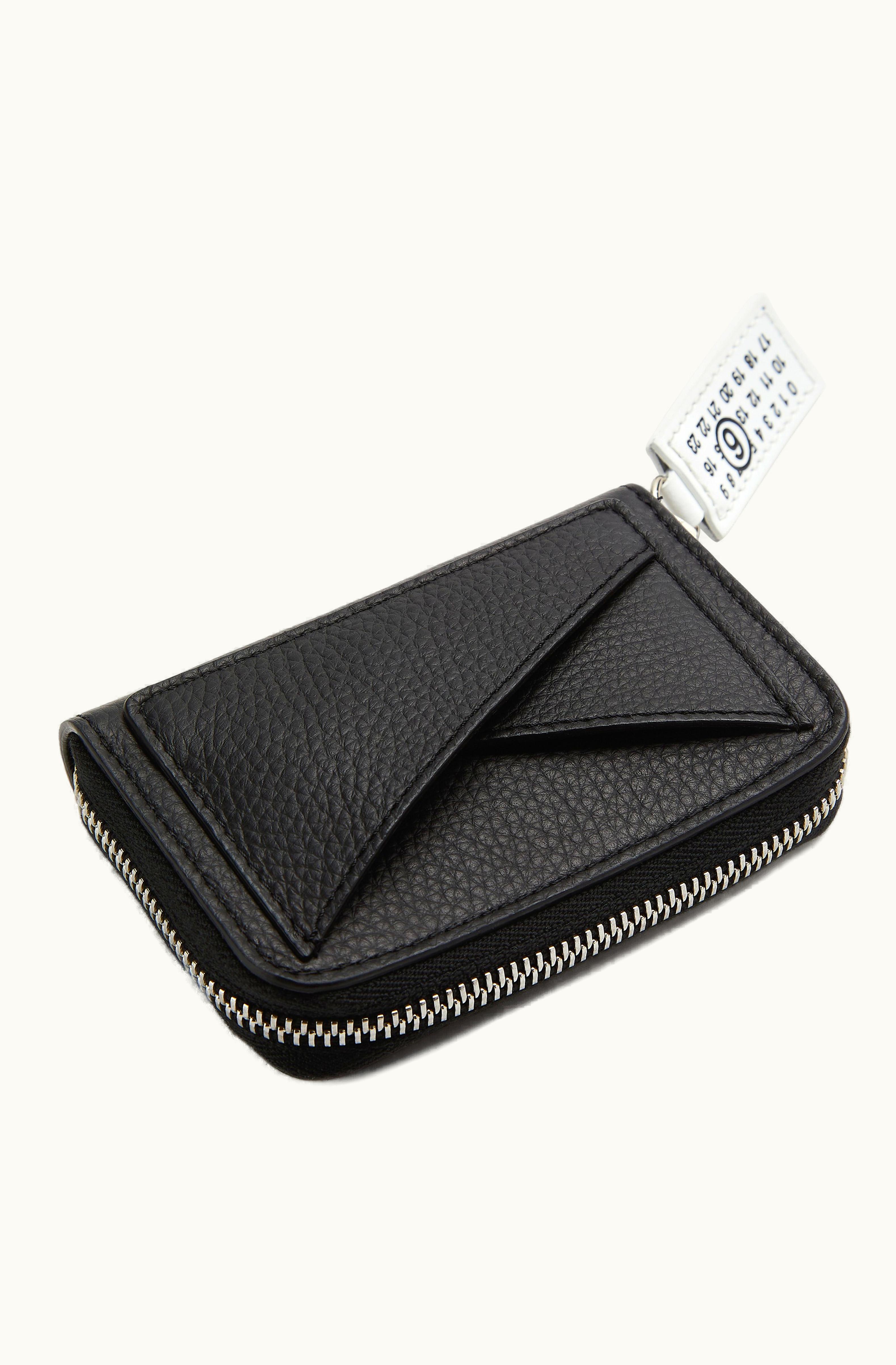 MM6 Maison Margiela MM6 Maison Margiela Women's Japanese 6 Zip Around Wallet Black