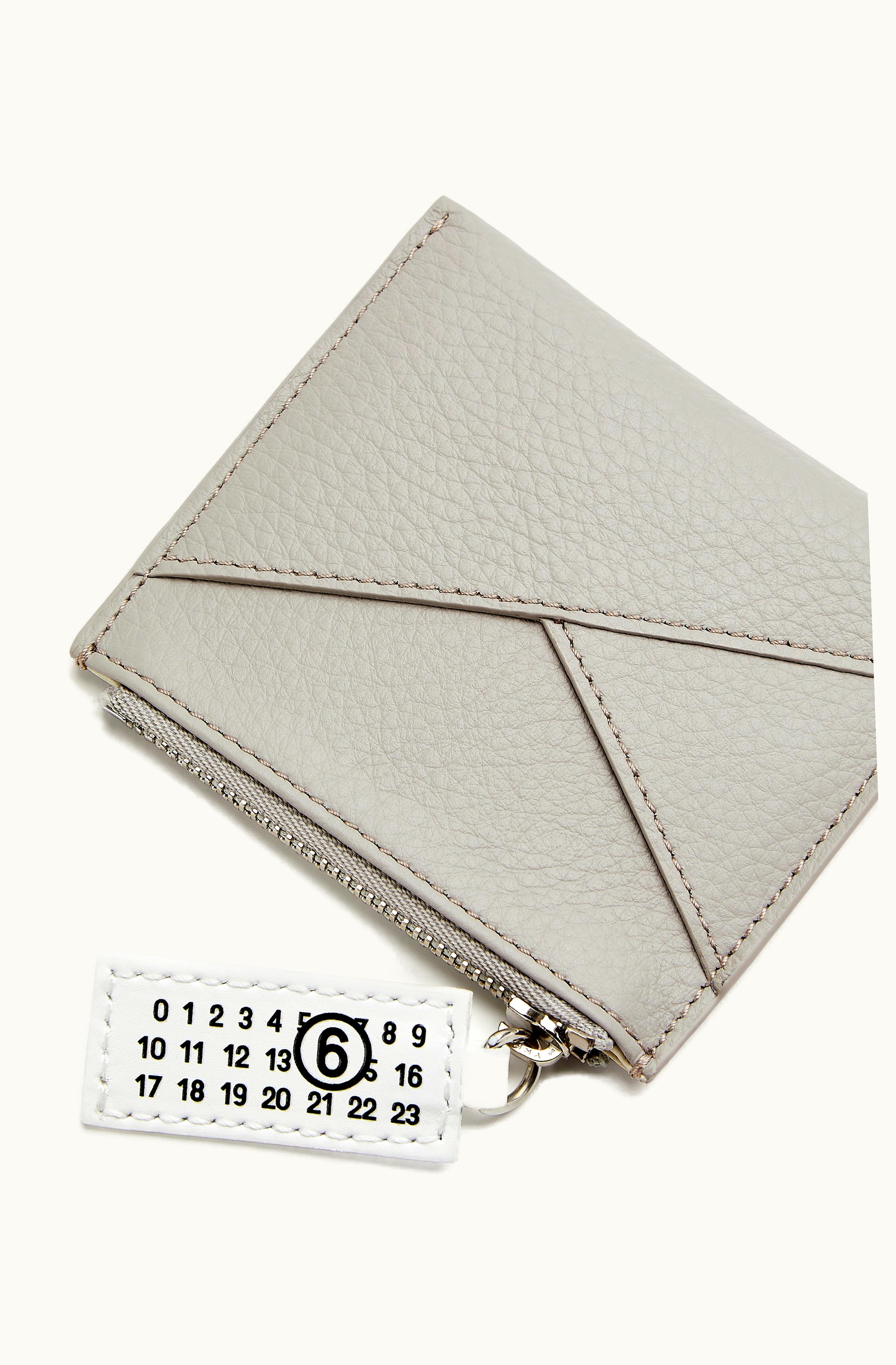 MM6 Maison Margiela MM6 Maison Margiela Women's Japanese 6 Coin Pouch Light Grey