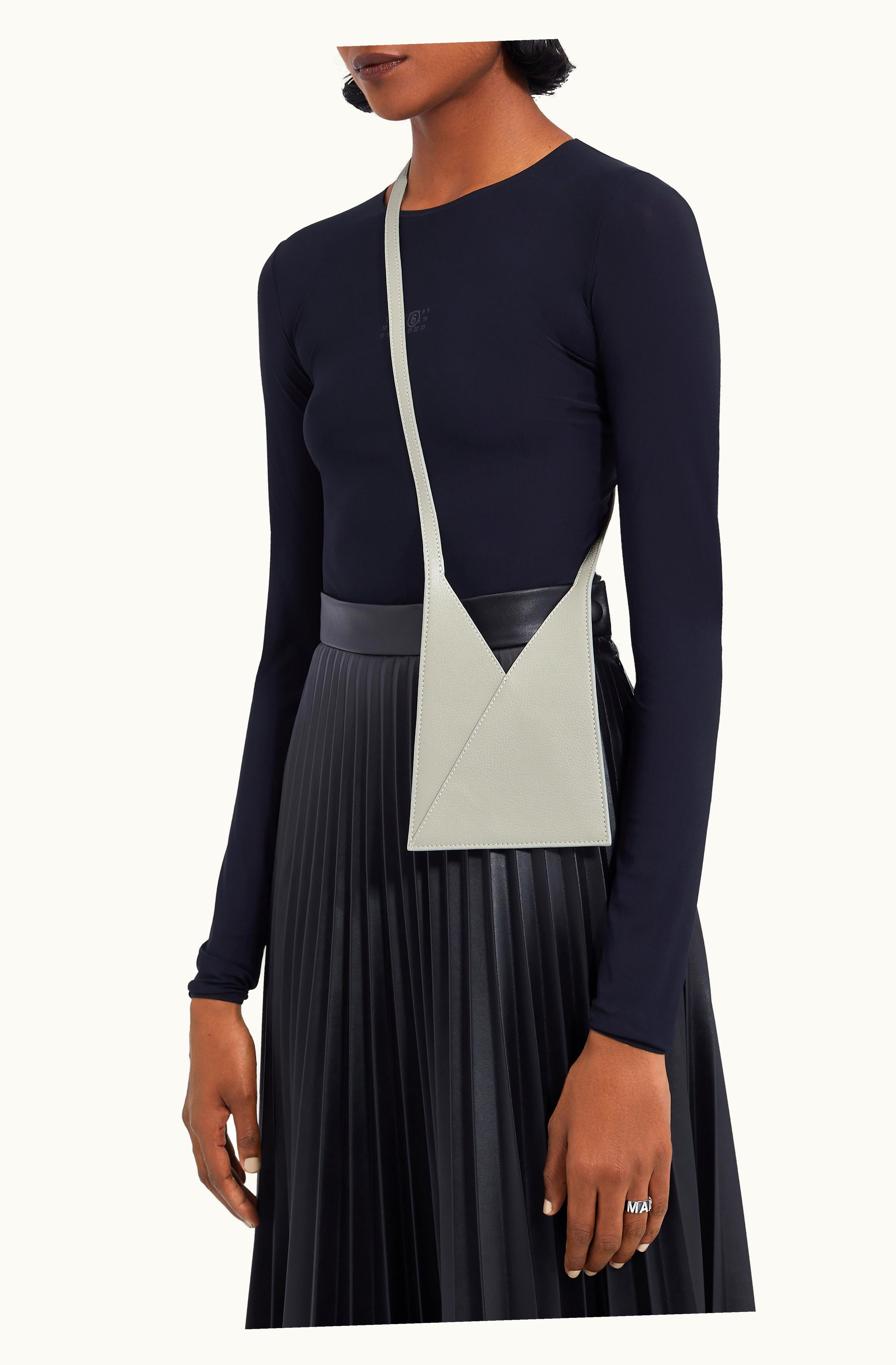 MM6 Maison Margiela MM6 Maison Margiela Accordian Japanese Bag Pouch Light Grey