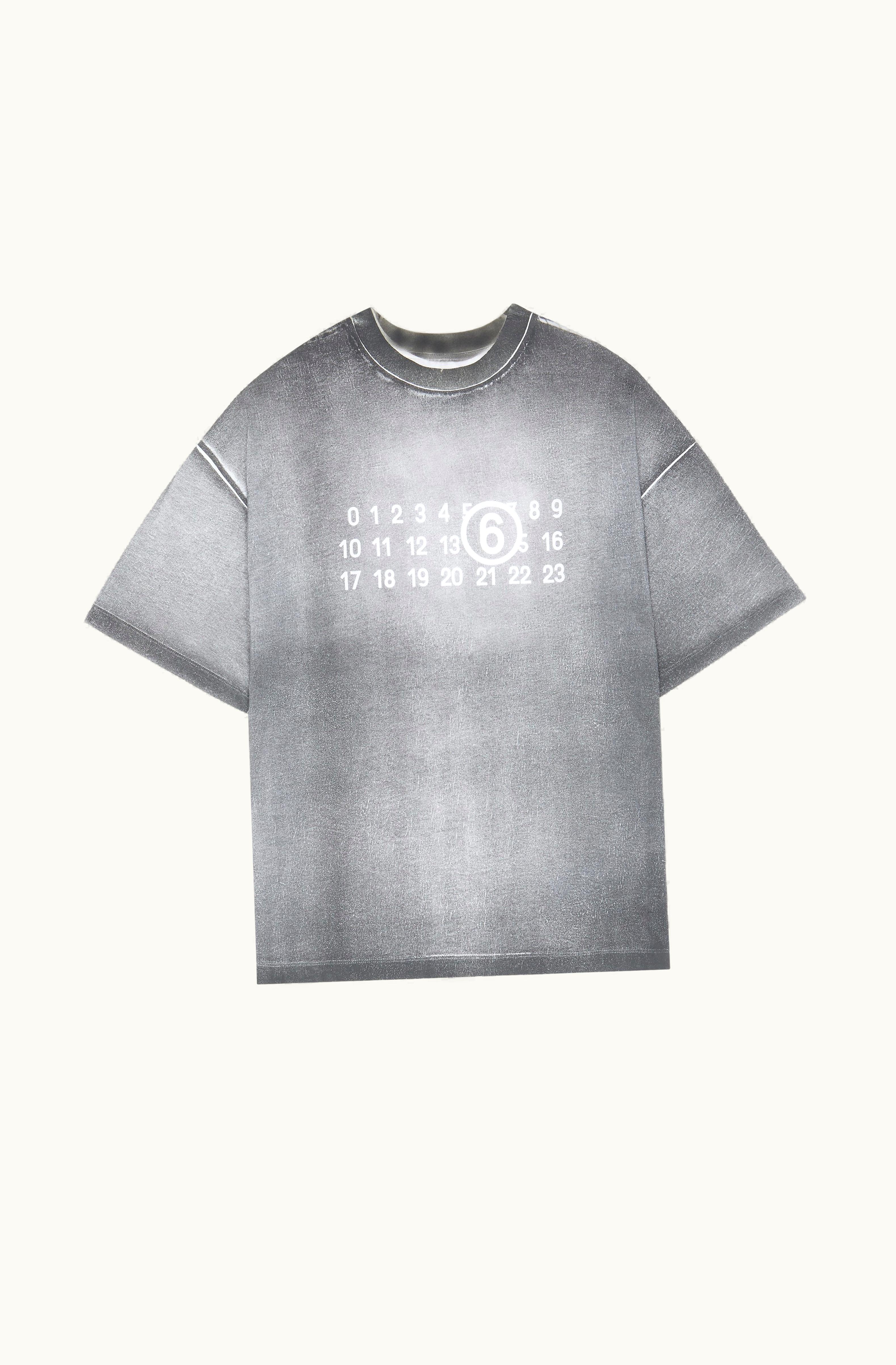 MM6 Maison Margiela MM6 Maison Margiela Men's Basic Oversized T-Shirt In Jersey Ivory