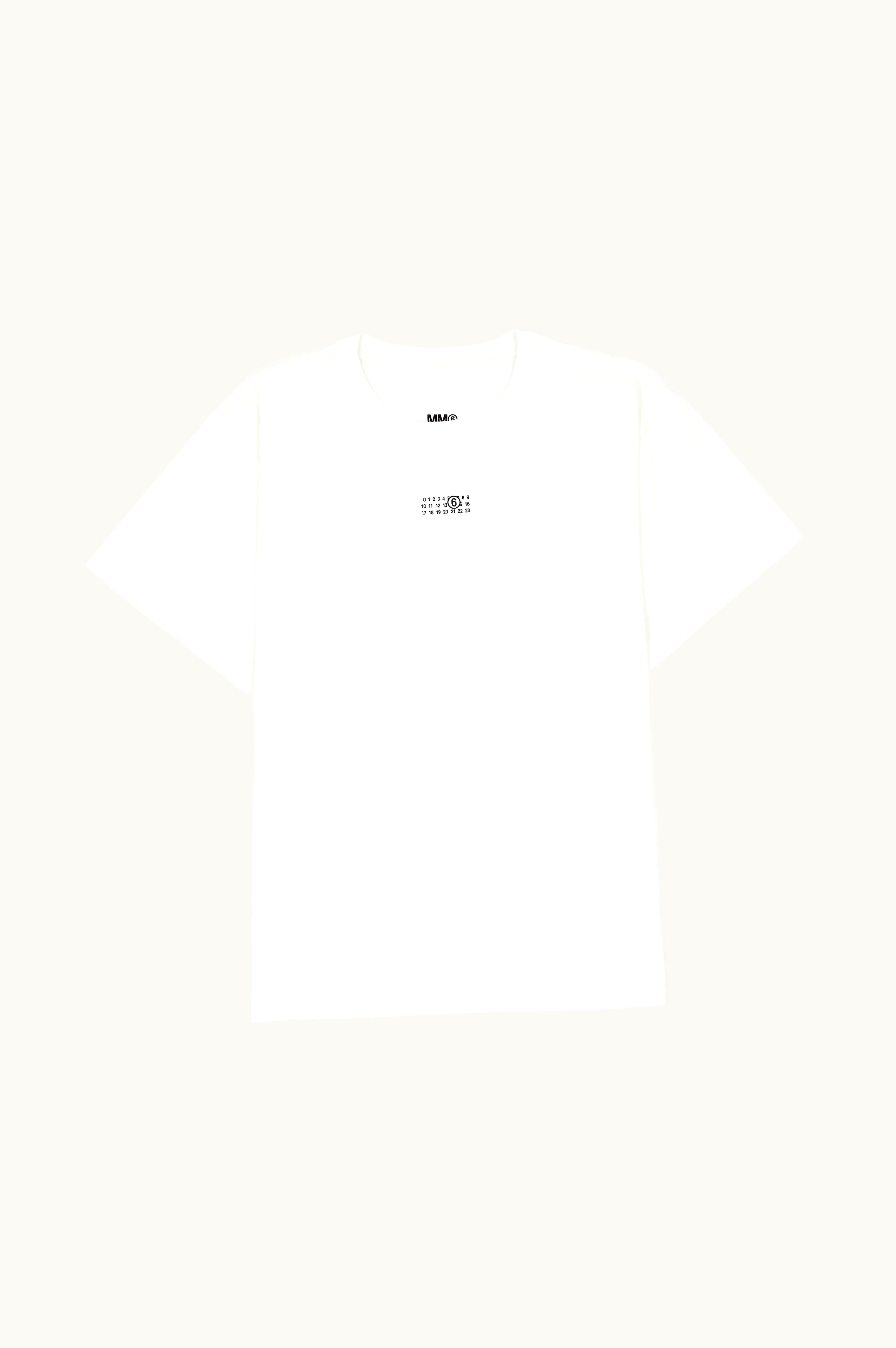 MM6 Maison Margiela MM6 Maison Margiela Men's Print T-Shirt Cotton Jersey White