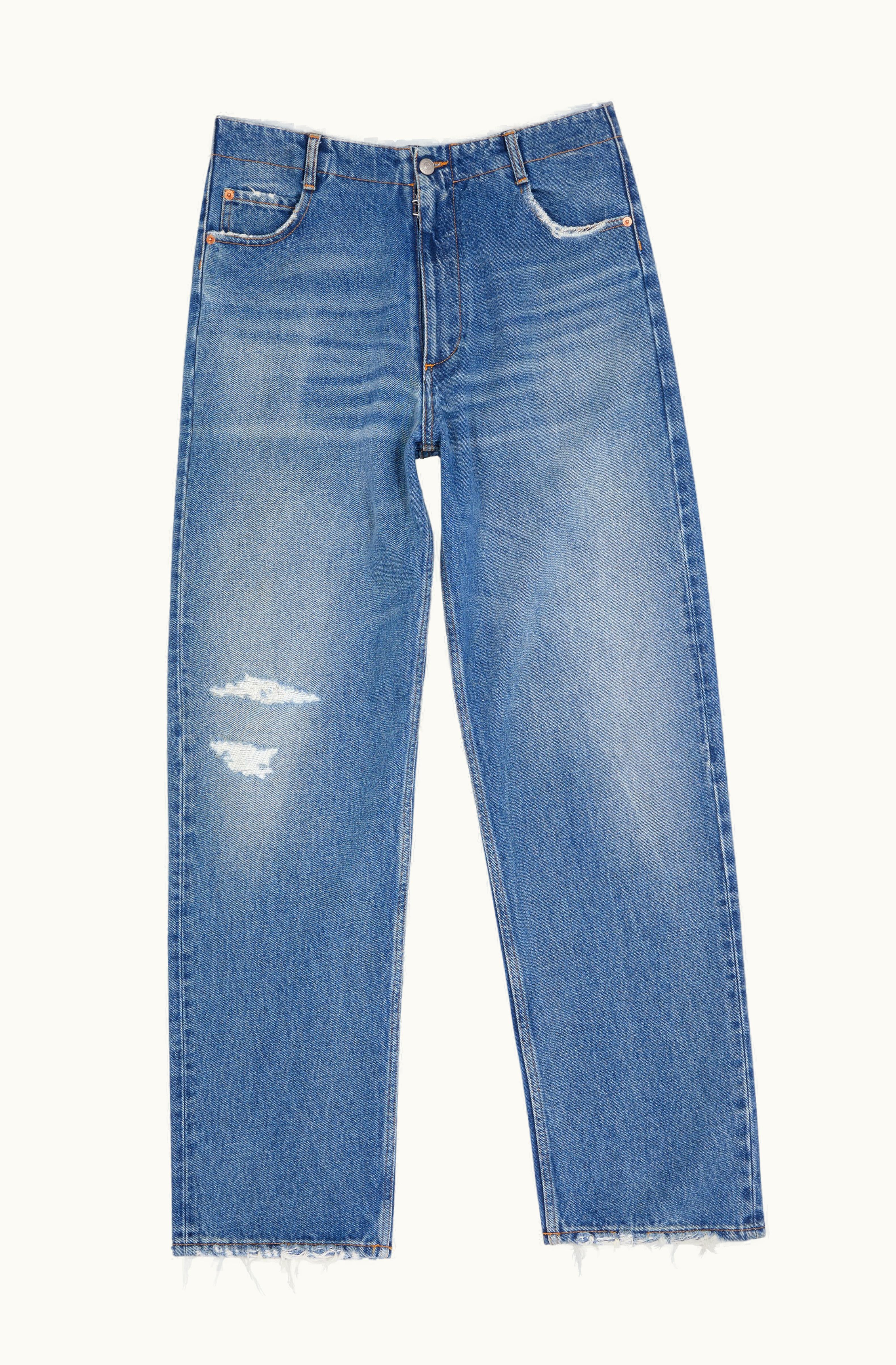 MM6 Maison Margiela MM6 Maison Margiela Straight Oversized Jeans Blue