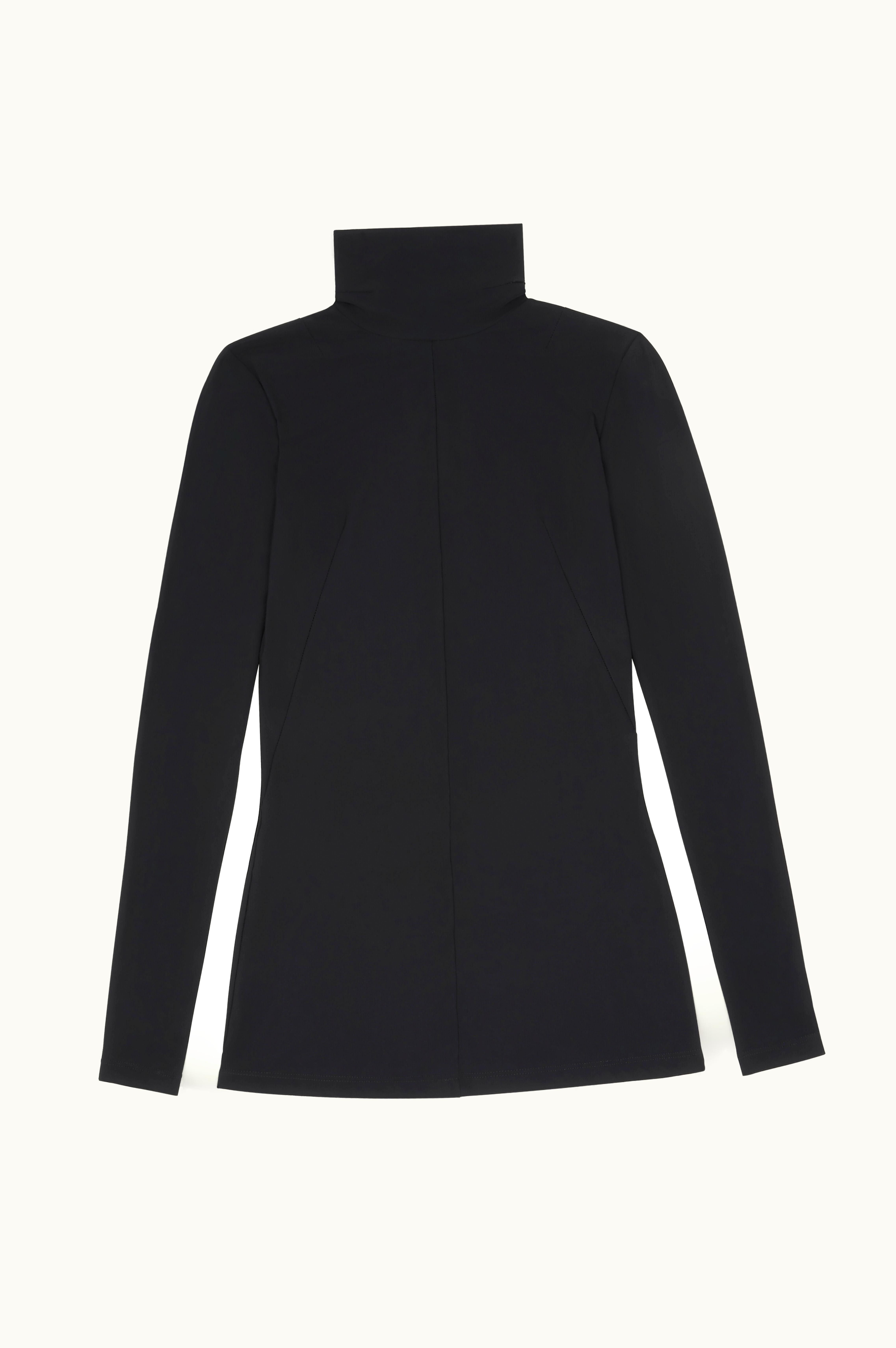 MM6 Maison Margiela MM6 Maison Margiela Women's Second Skin Jersey Turtleneck Black