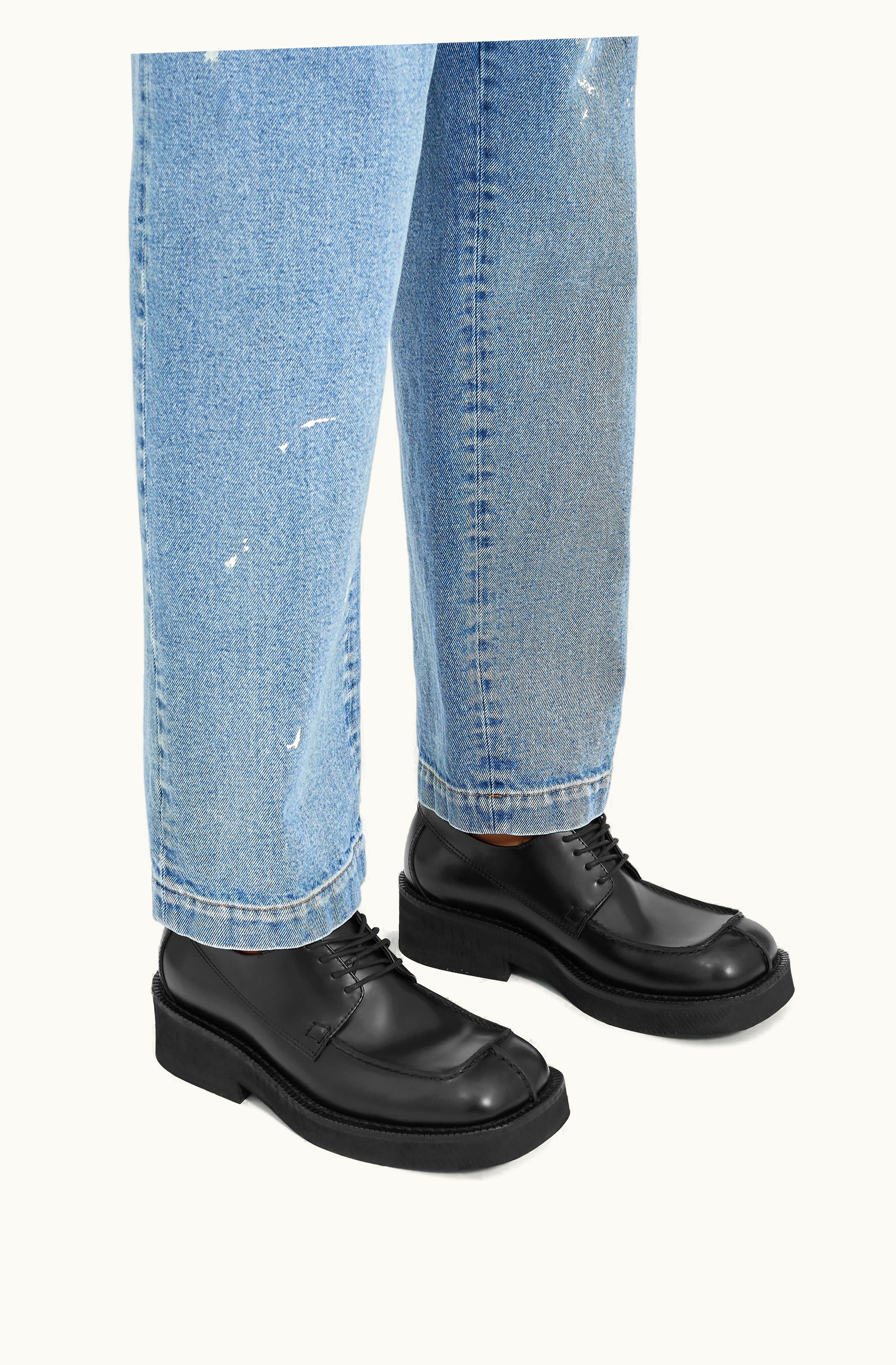 MM6 Maison Margiela MM6 Maison Margiela Split Toe Lace-up Shoes Black