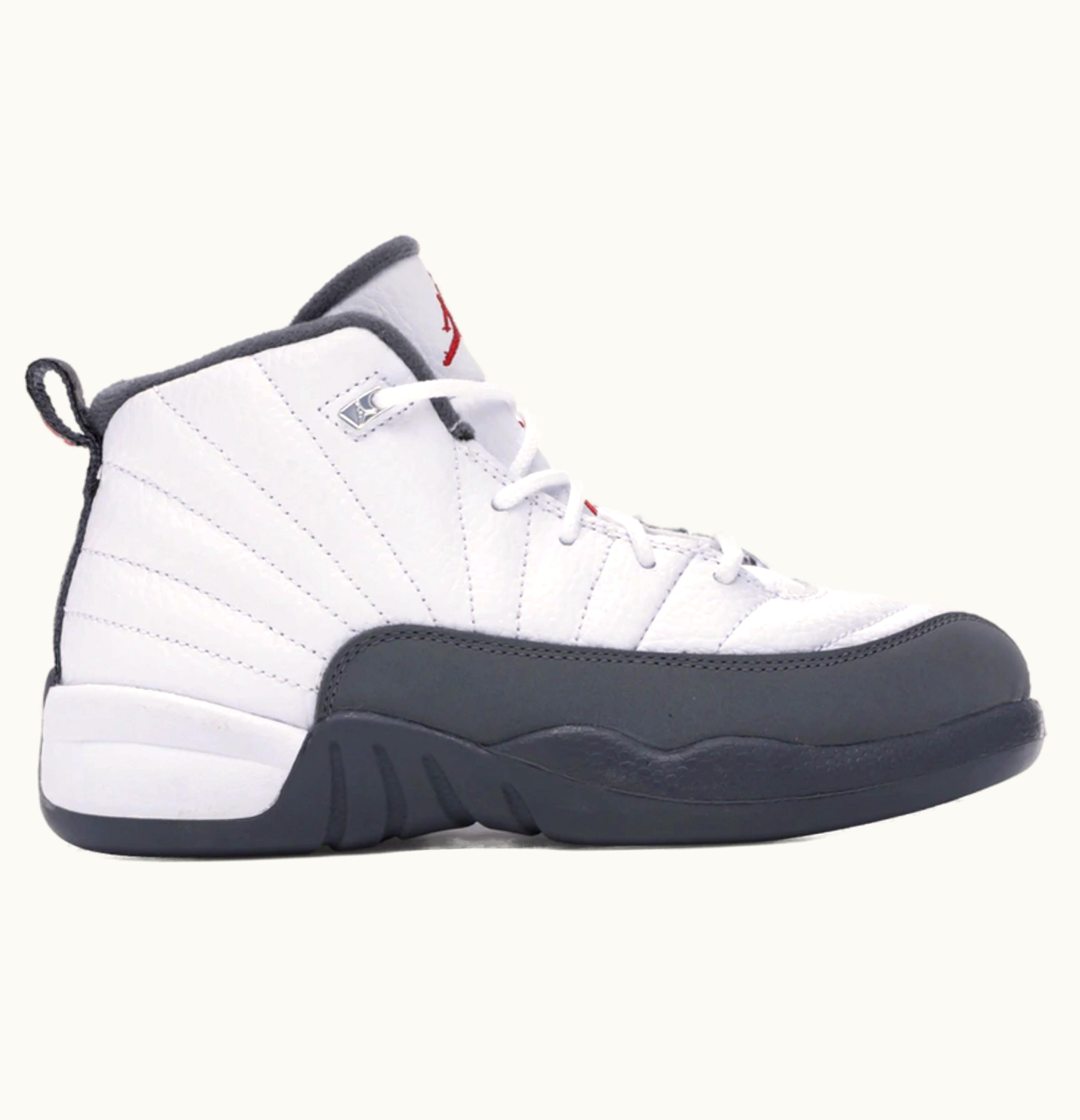 Jordan Air Jordan 12 Retro White Dark Grey PS